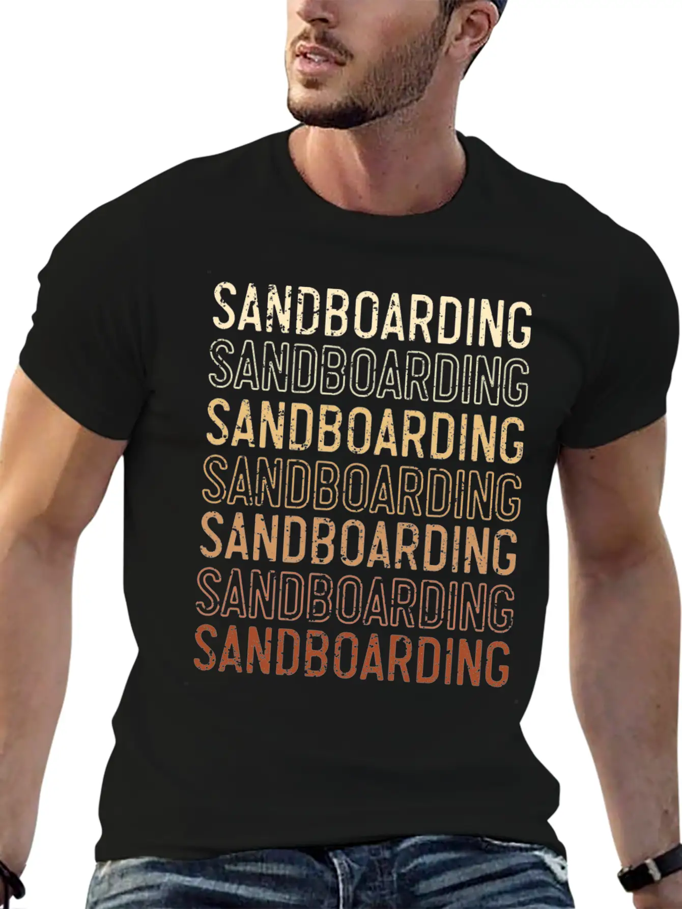 Sandboard Love Boardsport Sand Dune Sandboarding Essential Cotton Tee For Daily Outfits – Unisex Style