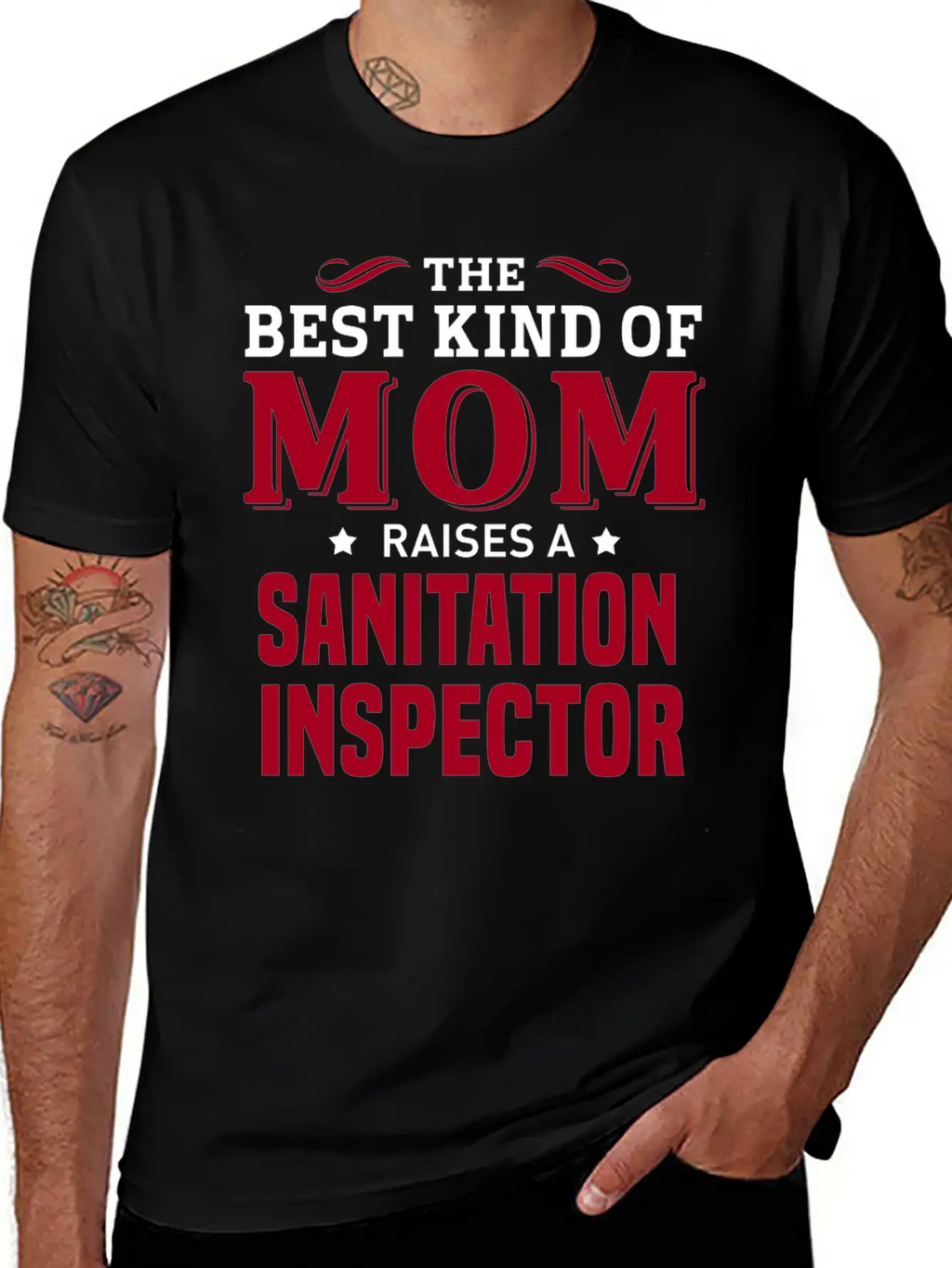 Sanitation Inspector Unisex Short Sleeve Soft Cotton T-Shirt – Casual Everyday Wear