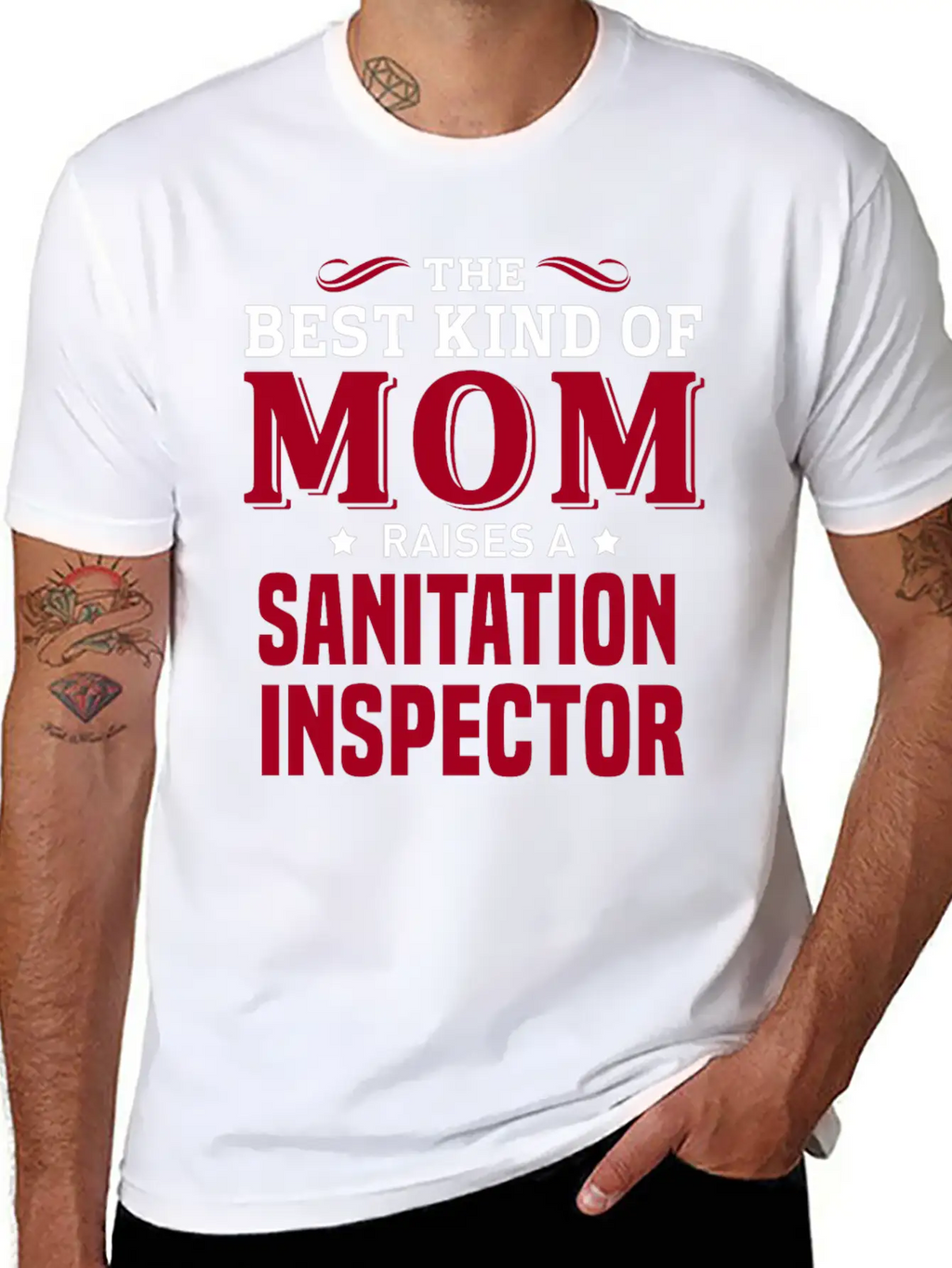 Sanitation Inspector Unisex Short Sleeve Soft Cotton T-Shirt – Casual Everyday Wear