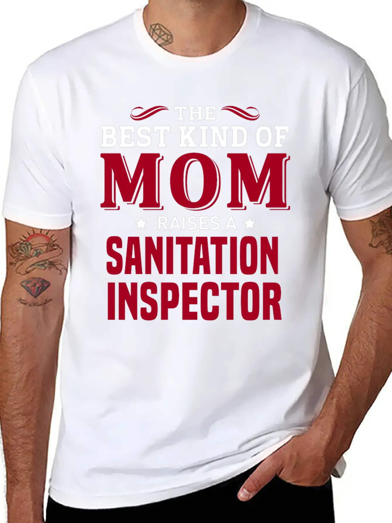 Sanitation Inspector Unisex Short Sleeve Soft Cotton T-Shirt – Casual Everyday Wear