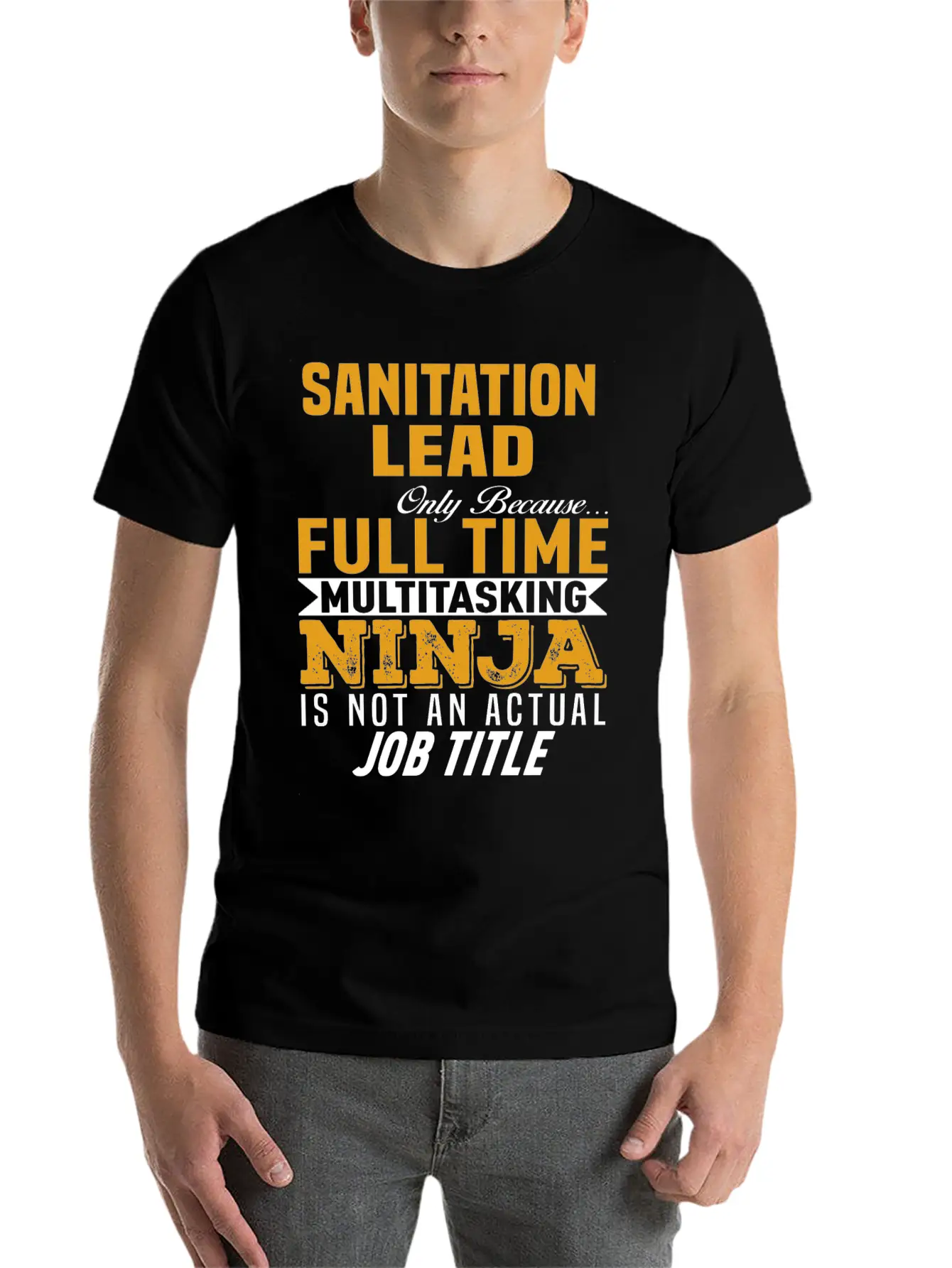 Sanitation Lead Stylish Everyday T-Shirt – Unisex Basic Cotton Tee