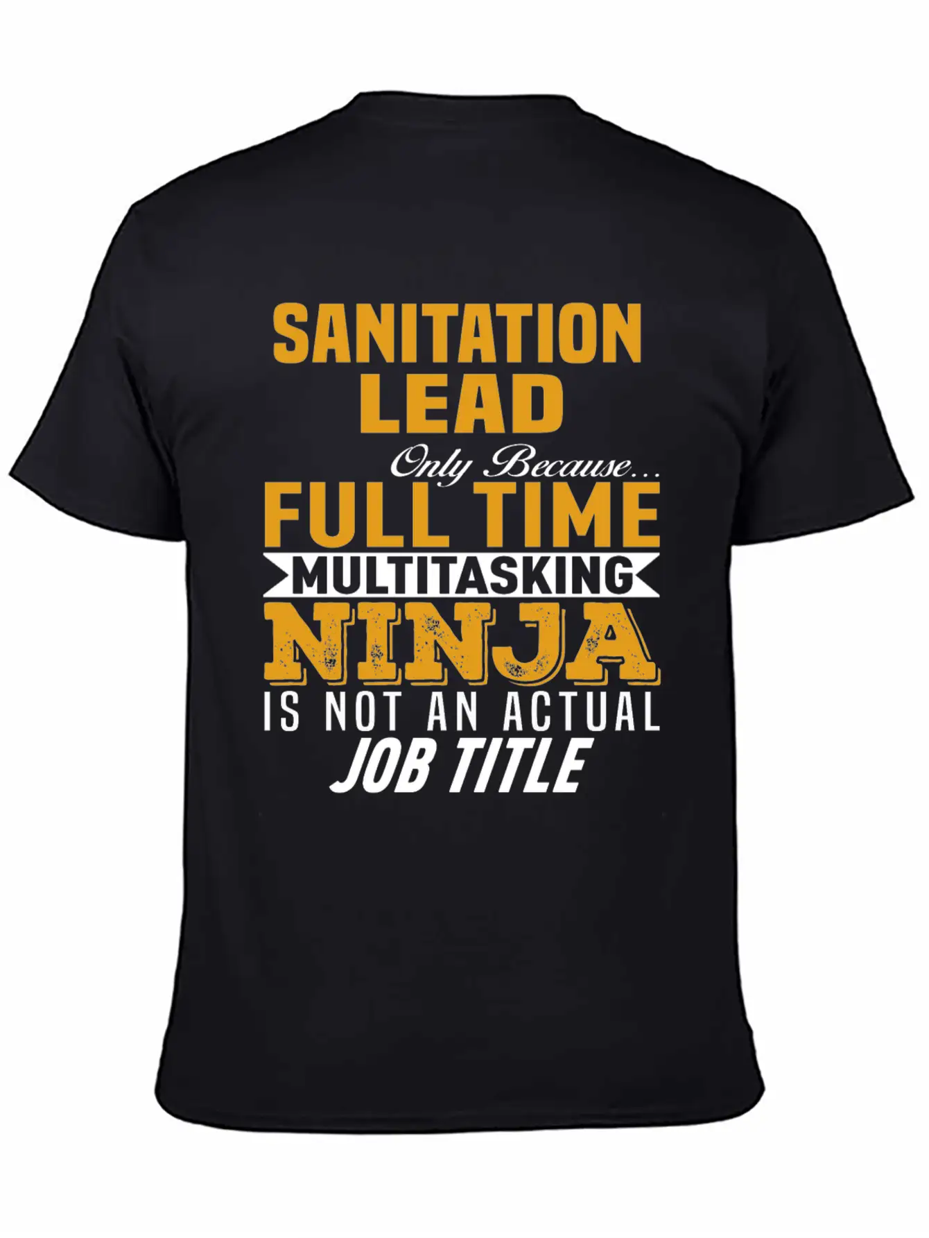 Sanitation Lead Stylish Everyday T-Shirt – Unisex Basic Cotton Tee