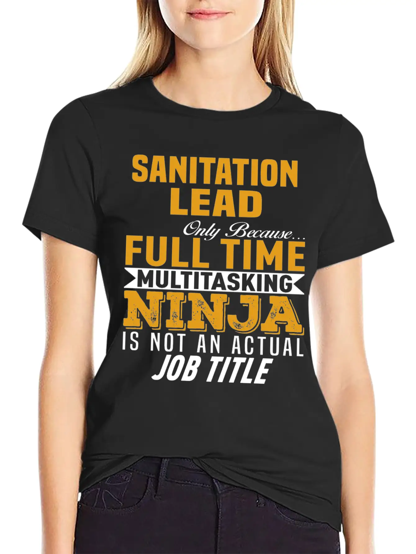 Sanitation Lead Stylish Everyday T-Shirt – Unisex Basic Cotton Tee