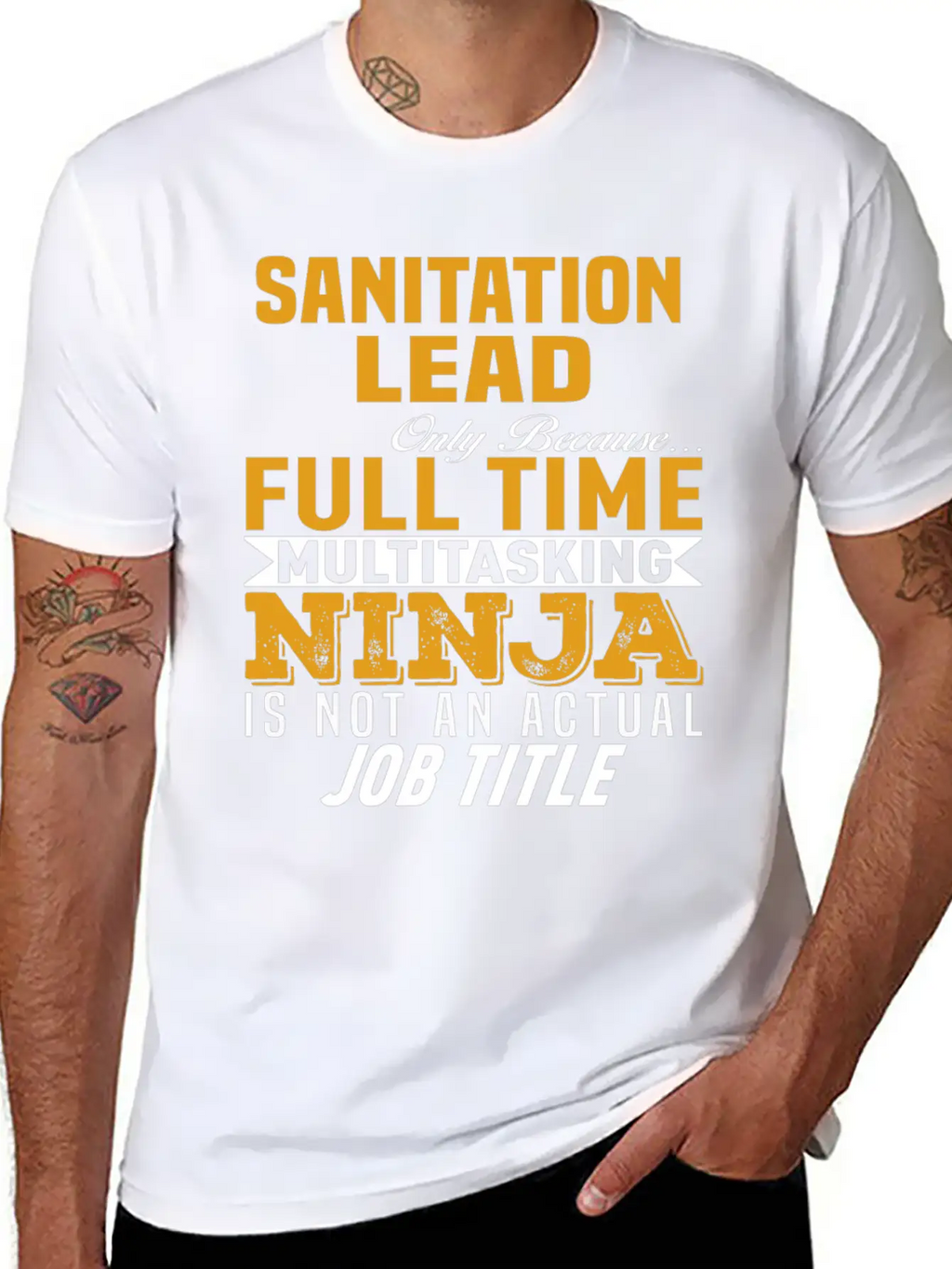 Sanitation Lead Stylish Everyday T-Shirt – Unisex Basic Cotton Tee