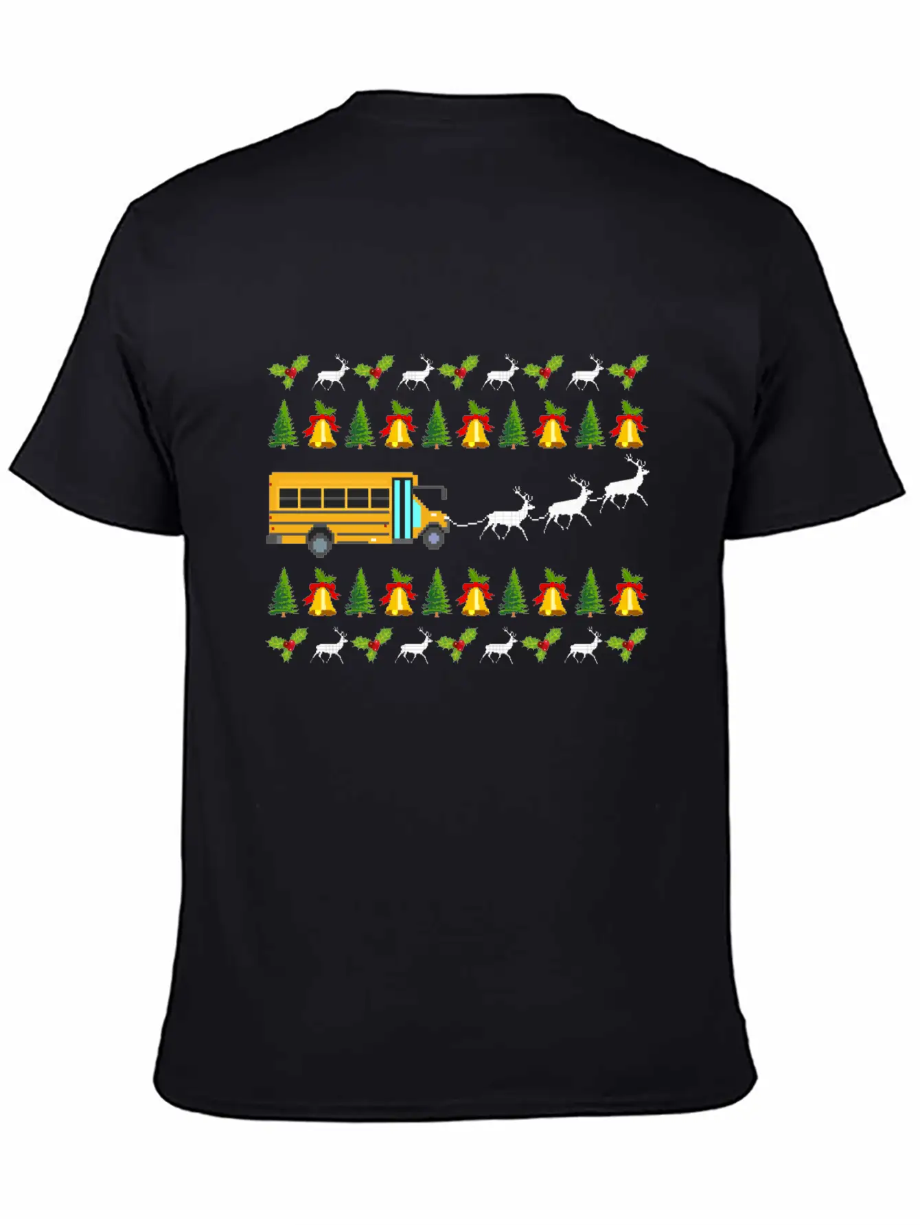 Santa Claus Gift Giving Collection Bus Driver Unisex Casual T-Shirt – Clean Design For Daily Comfort