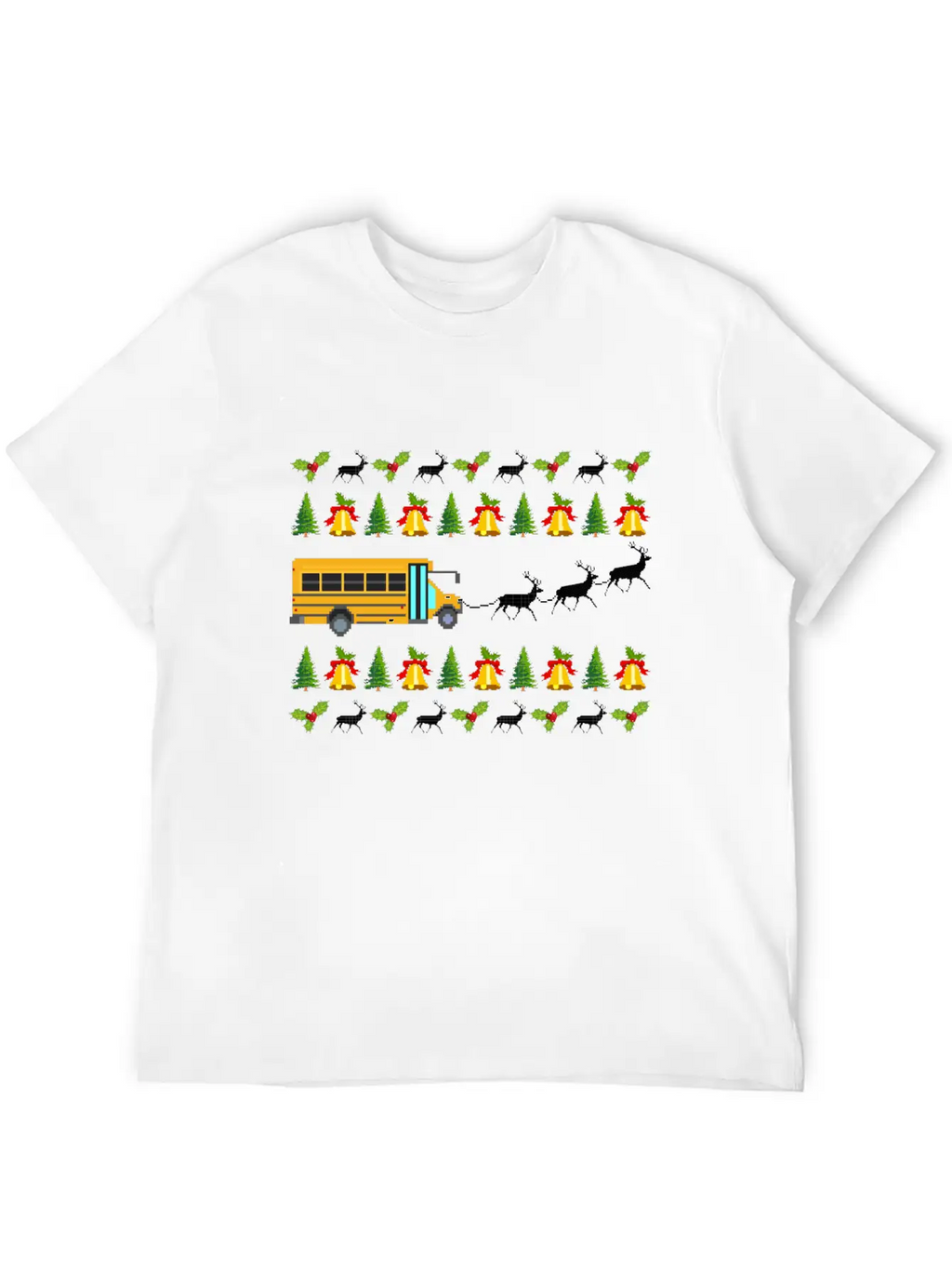 Santa Claus Gift Giving Collection Bus Driver Unisex Casual T-Shirt – Clean Design For Daily Comfort