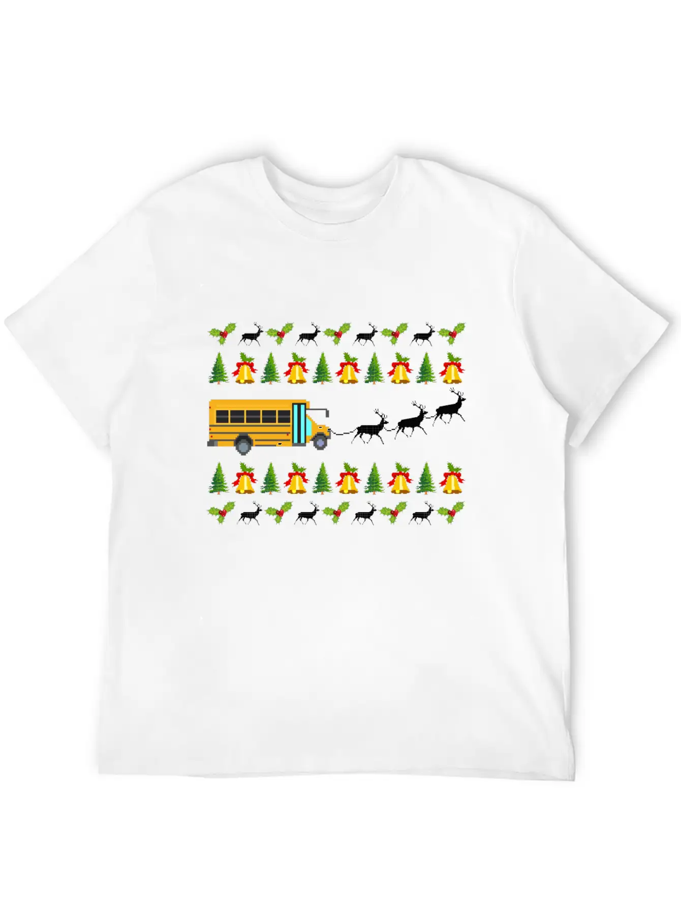 Santa Claus Gift Giving Collection Bus Driver Unisex Casual T-Shirt – Clean Design For Daily Comfort