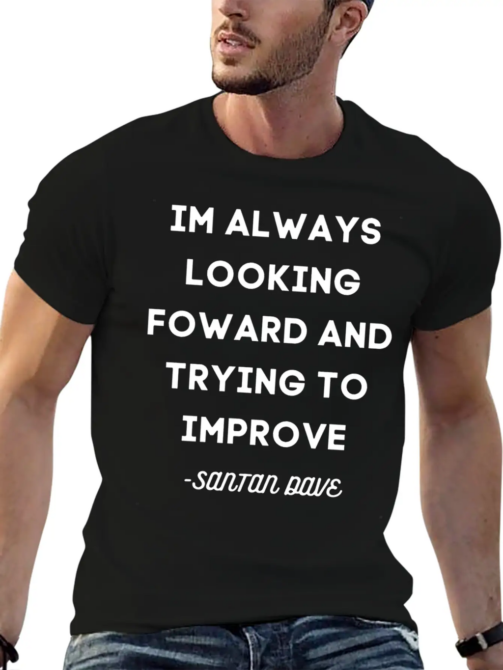 Santan Music Dave Stylish Everyday T-Shirt – Unisex Basic Cotton Tee