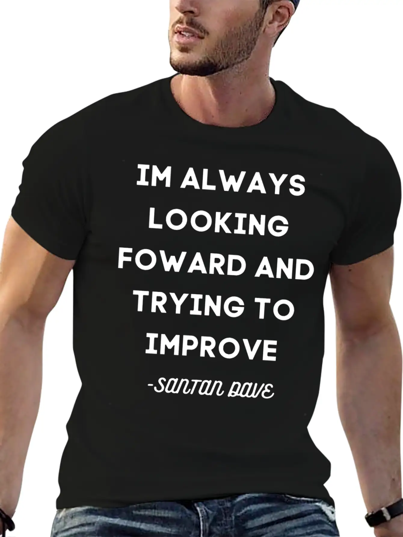 Santan Music Dave Stylish Everyday T-Shirt – Unisex Basic Cotton Tee