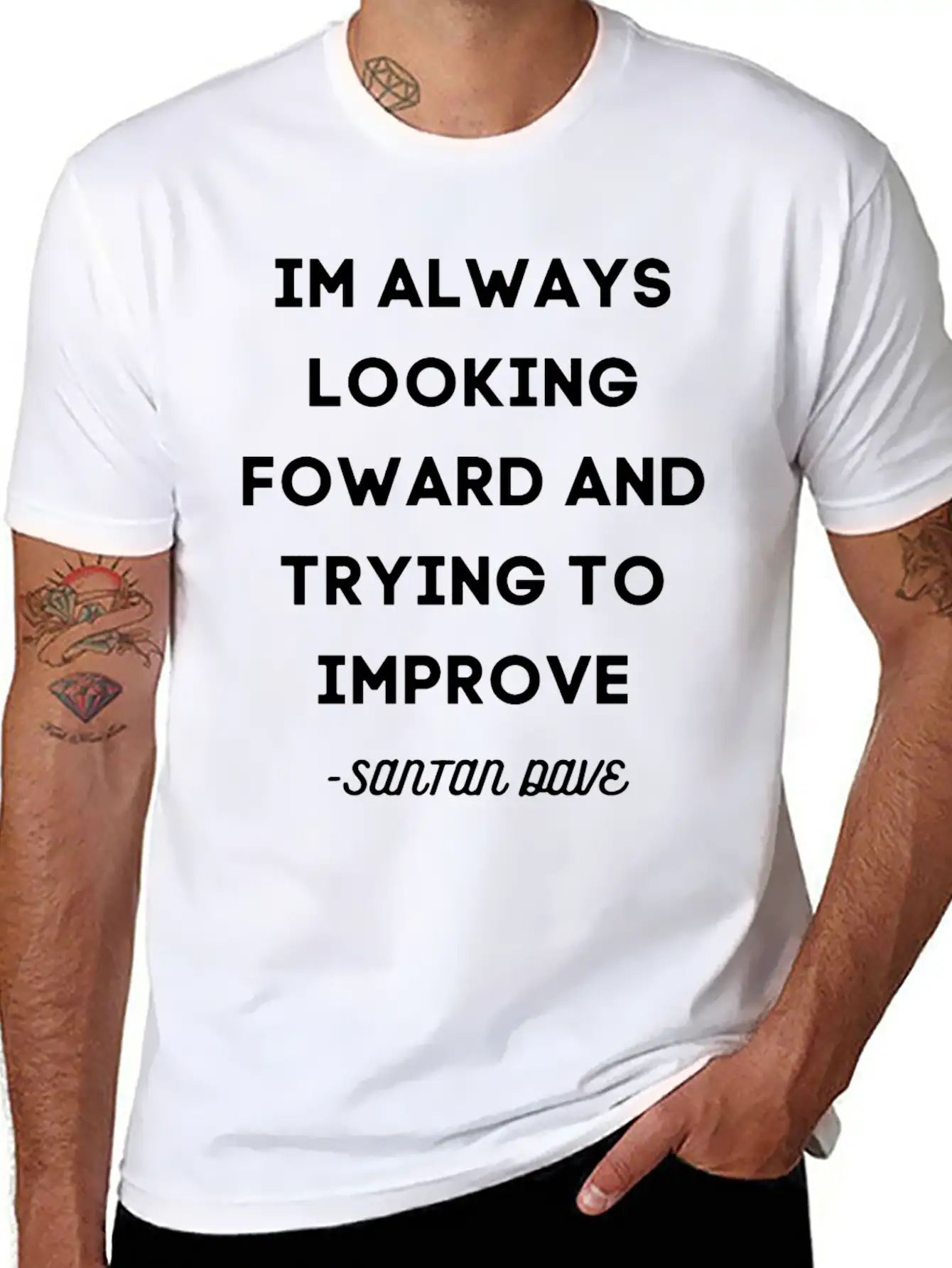 Santan Music Dave Stylish Everyday T-Shirt – Unisex Basic Cotton Tee