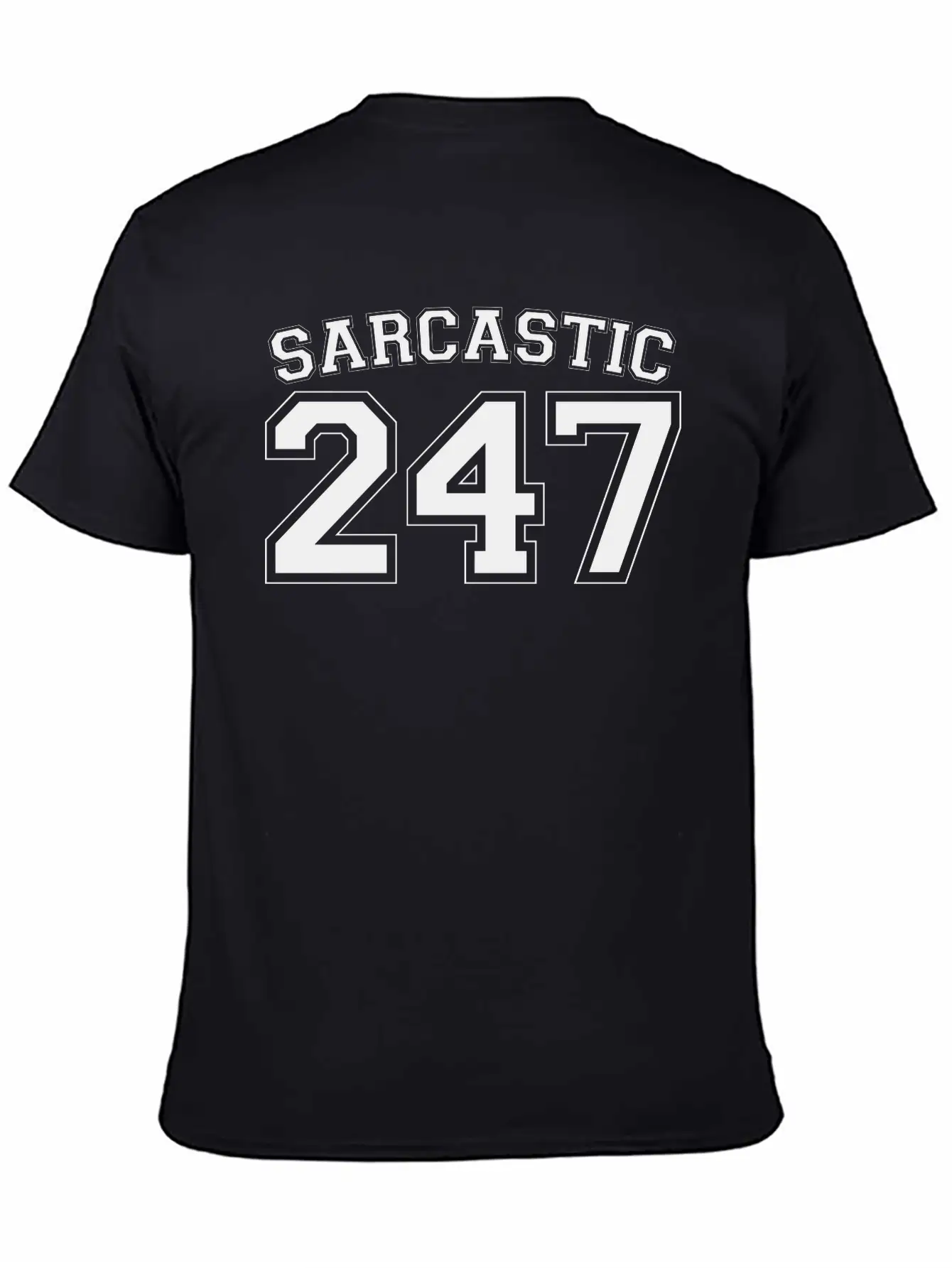 Sarcastic 247 Breathable Soft Cotton T-Shirt – Timeless Casual Look