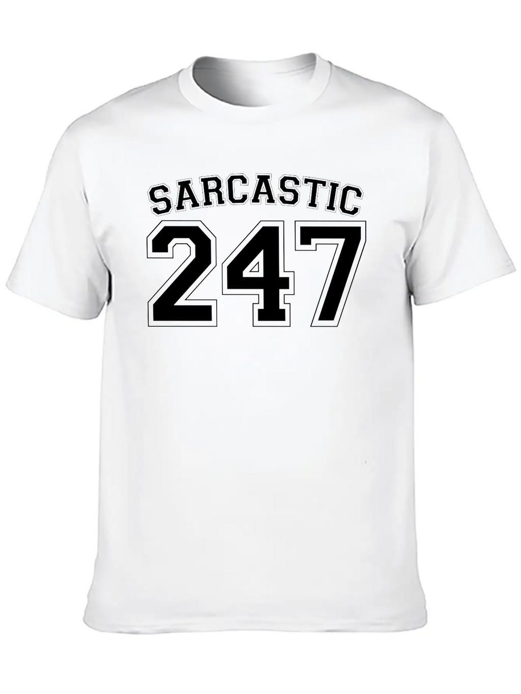 Sarcastic 247 Breathable Soft Cotton T-Shirt – Timeless Casual Look