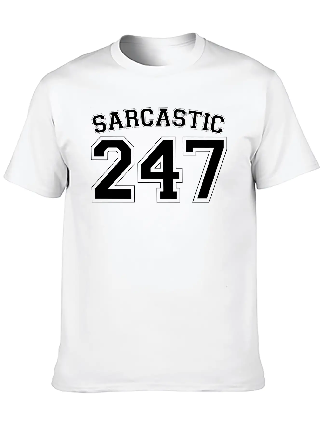 Sarcastic 247 Breathable Soft Cotton T-Shirt – Timeless Casual Look