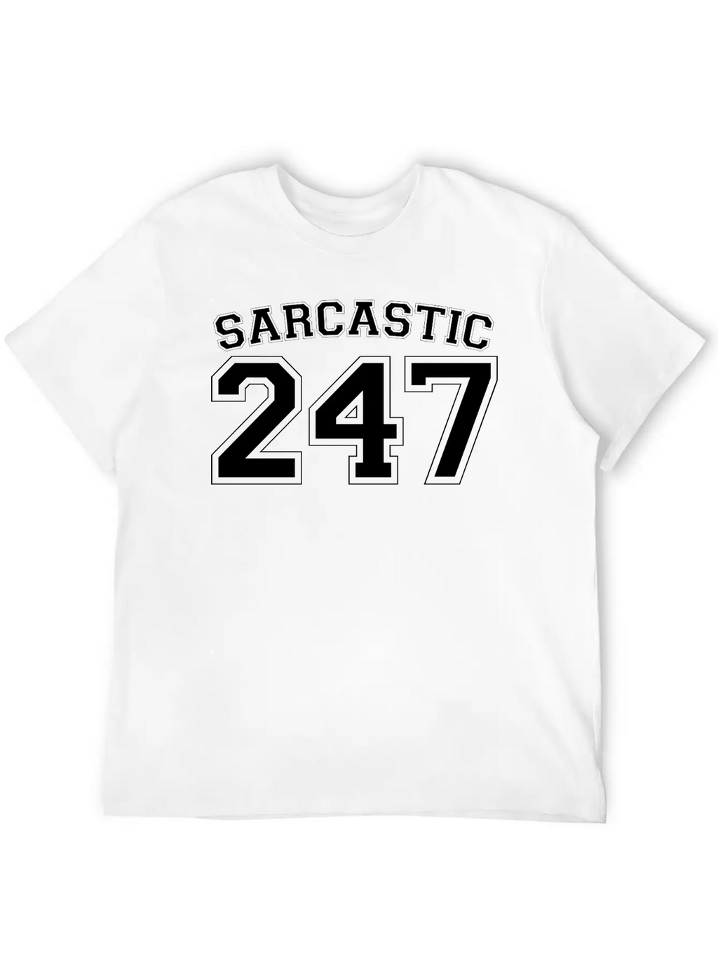 Sarcastic 247 Breathable Soft Cotton T-Shirt – Timeless Casual Look