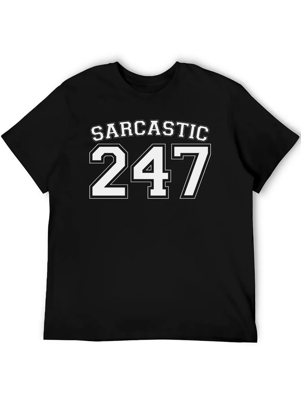 Sarcastic 247 Breathable Soft Cotton T-Shirt – Timeless Casual Look