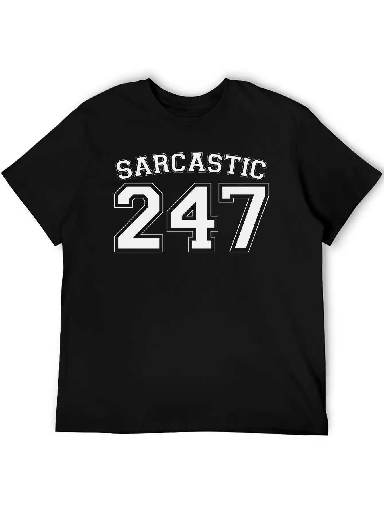 Sarcastic 247 Breathable Soft Cotton T-Shirt – Timeless Casual Look
