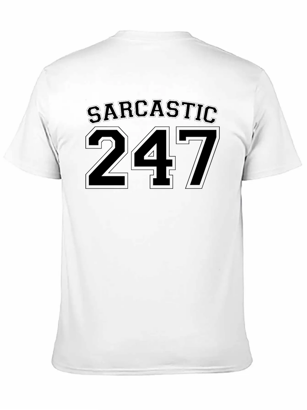 Sarcastic 247 Breathable Soft Cotton T-Shirt – Timeless Casual Look