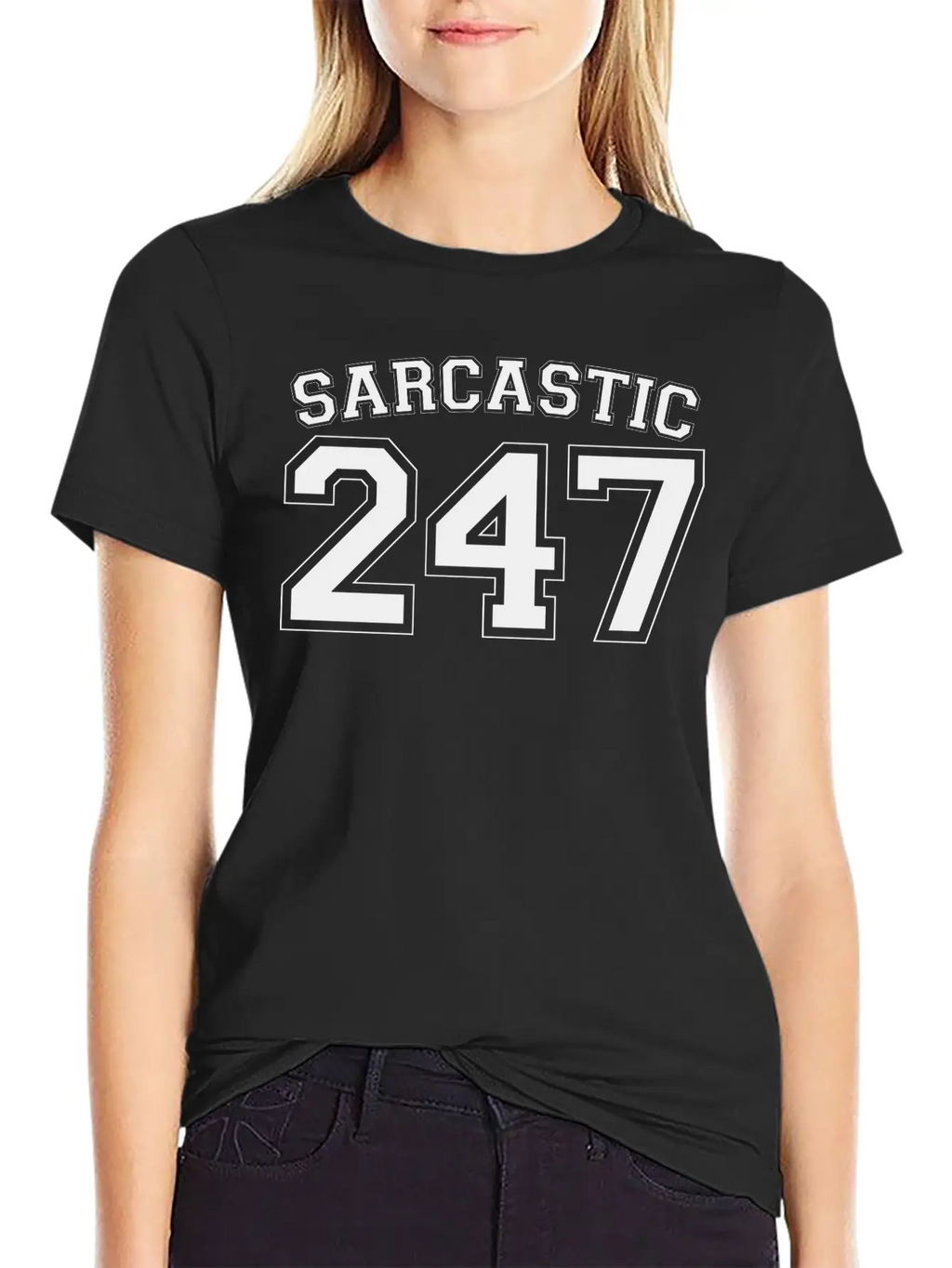 Sarcastic 247 Breathable Soft Cotton T-Shirt – Timeless Casual Look