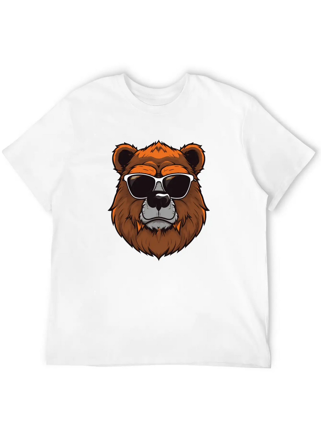 Sarcastic Furry Bear Logo Unisex Casual T-Shirt – Clean Design For Daily Comfort