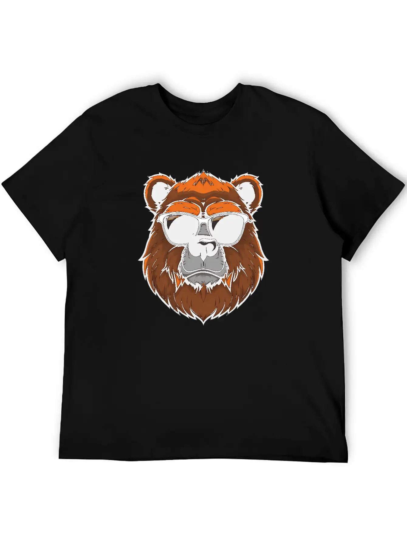 Sarcastic Furry Bear Logo Unisex Casual T-Shirt – Clean Design For Daily Comfort