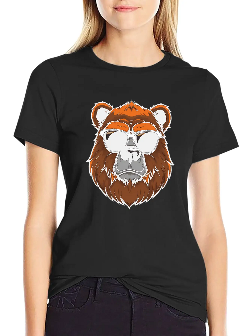 Sarcastic Furry Bear Logo Unisex Casual T-Shirt – Clean Design For Daily Comfort