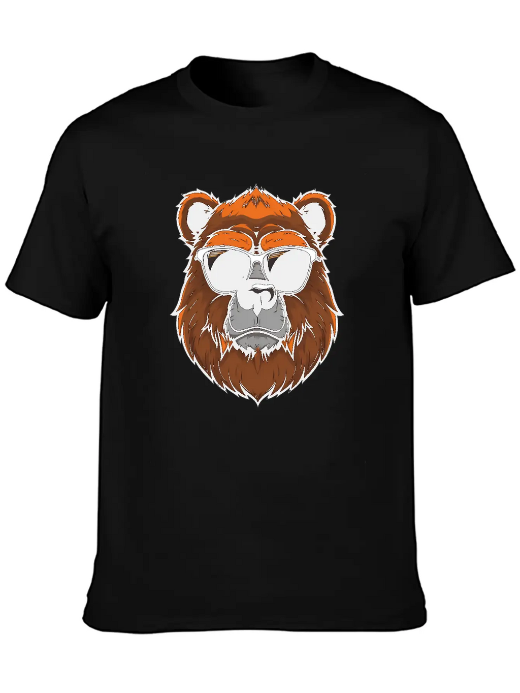Sarcastic Furry Bear Logo Unisex Casual T-Shirt – Clean Design For Daily Comfort