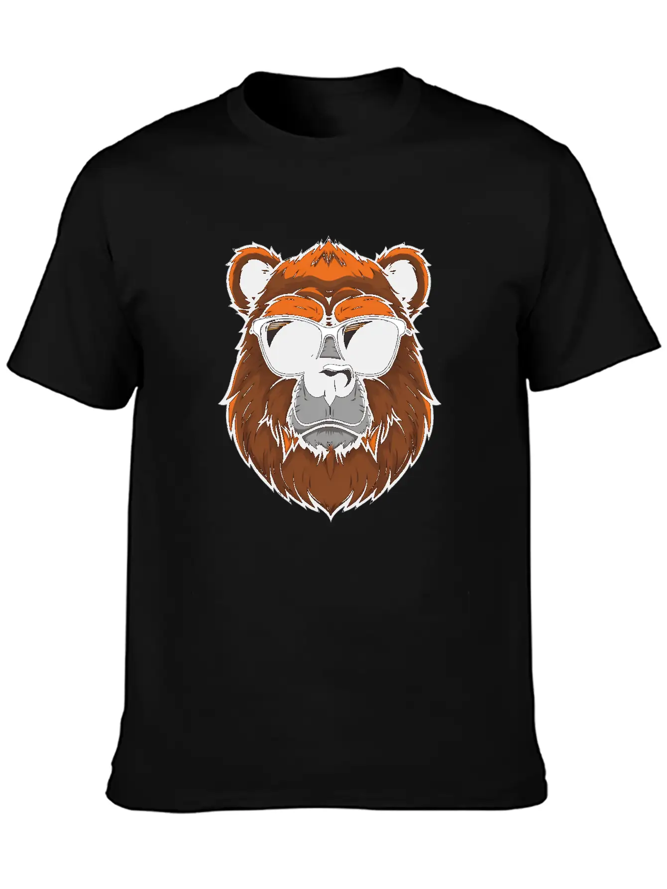 Sarcastic Furry Bear Logo Unisex Casual T-Shirt – Clean Design For Daily Comfort