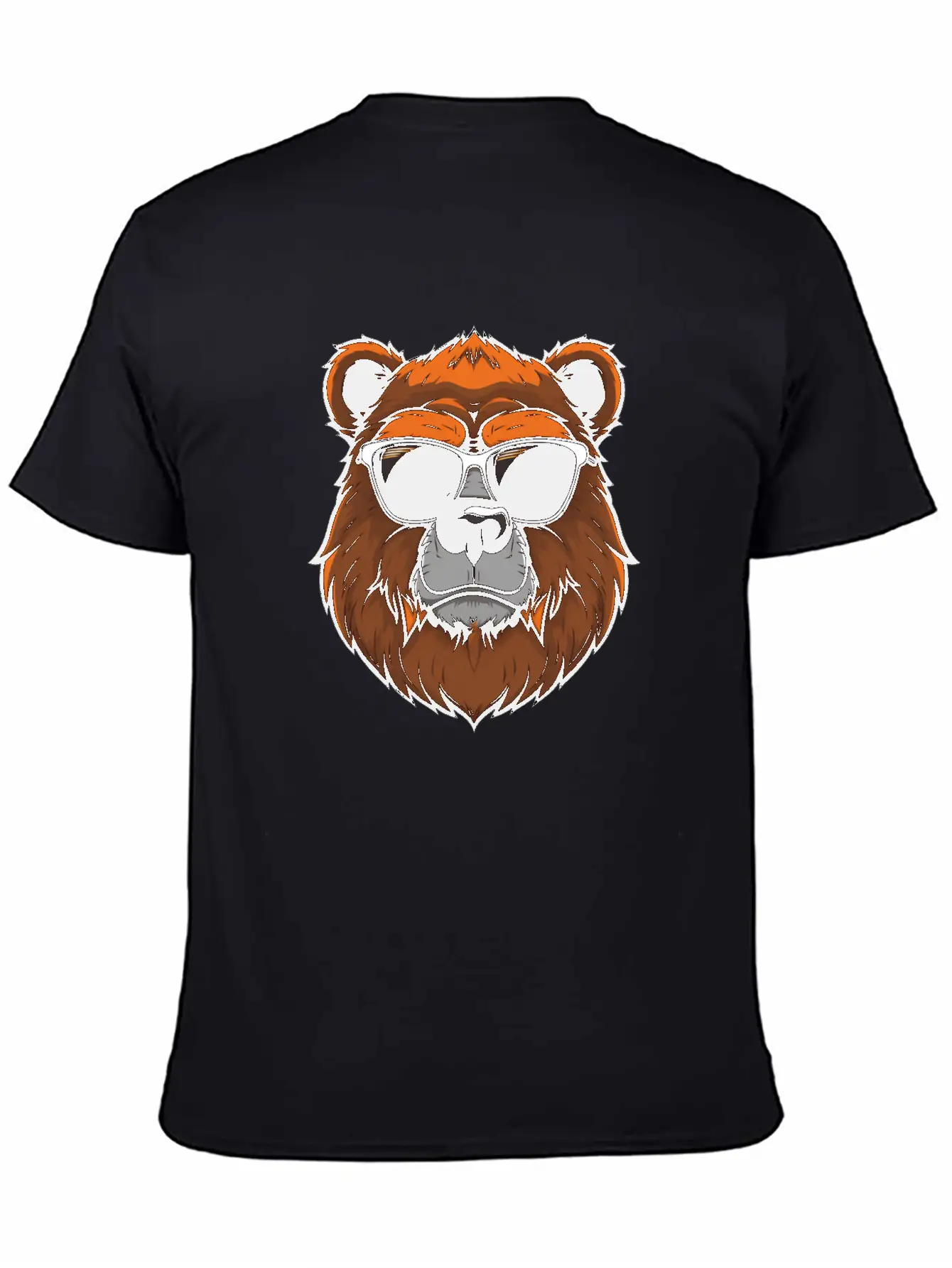 Sarcastic Furry Bear Logo Unisex Casual T-Shirt – Clean Design For Daily Comfort