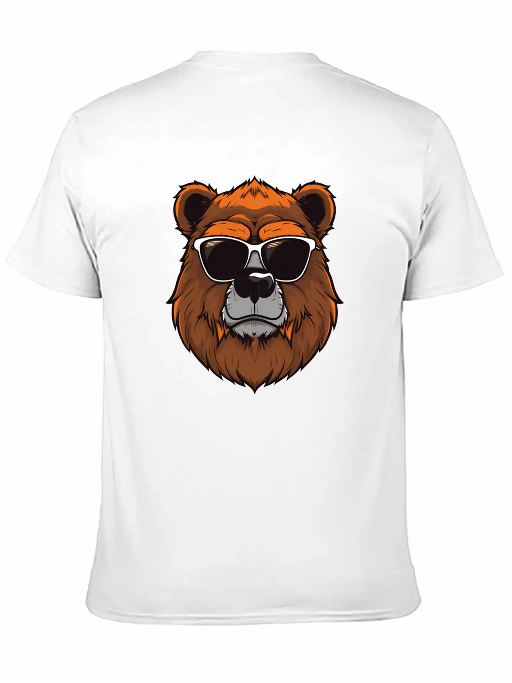Sarcastic Furry Bear Logo Unisex Casual T-Shirt – Clean Design For Daily Comfort