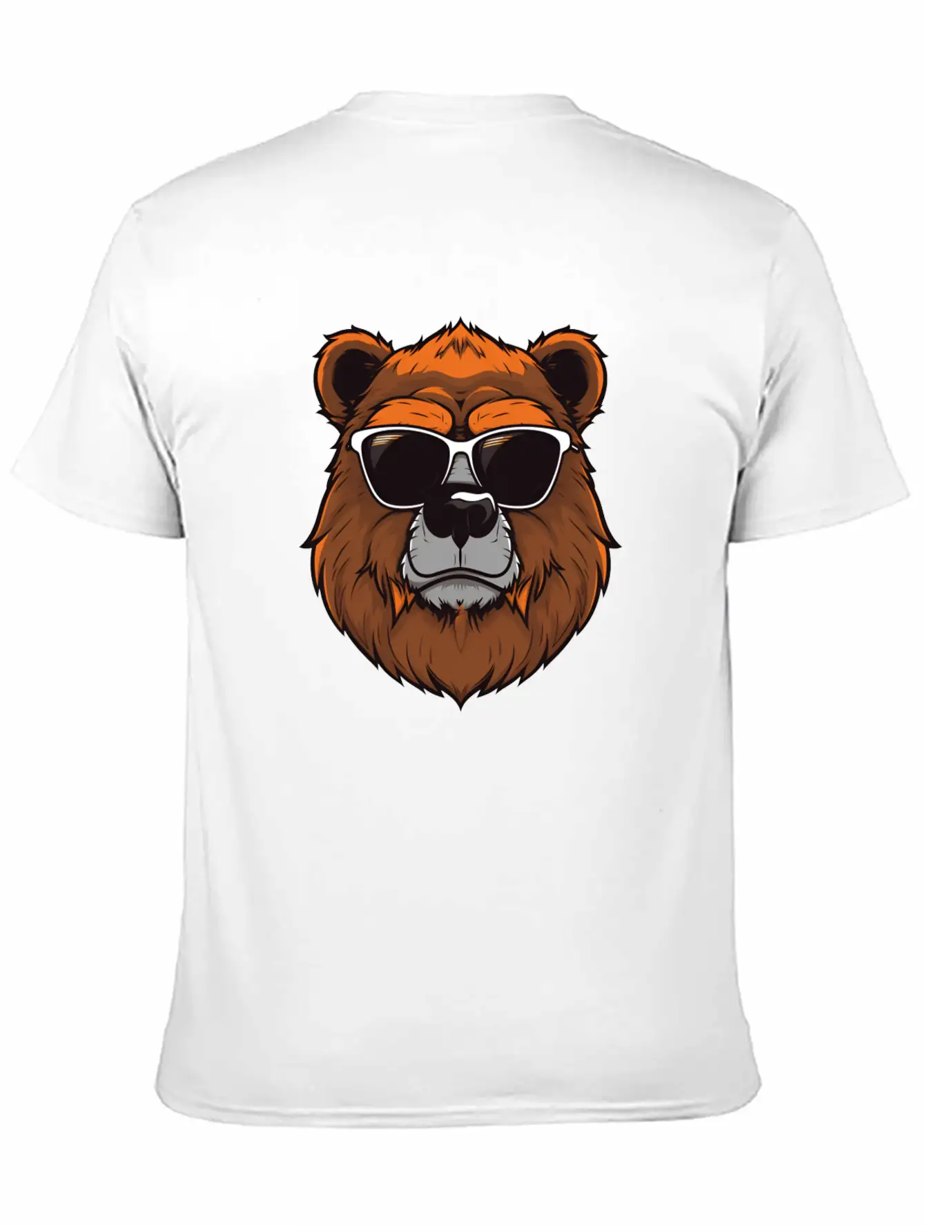 Sarcastic Furry Bear Logo Unisex Casual T-Shirt – Clean Design For Daily Comfort
