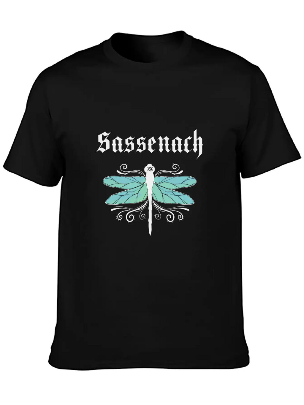 Sassenach Dragonfly Outlander Amber Blue Gift Tee Classic Fit Graphic Tee For Daily Comfort – Unisex Cotton Shirt