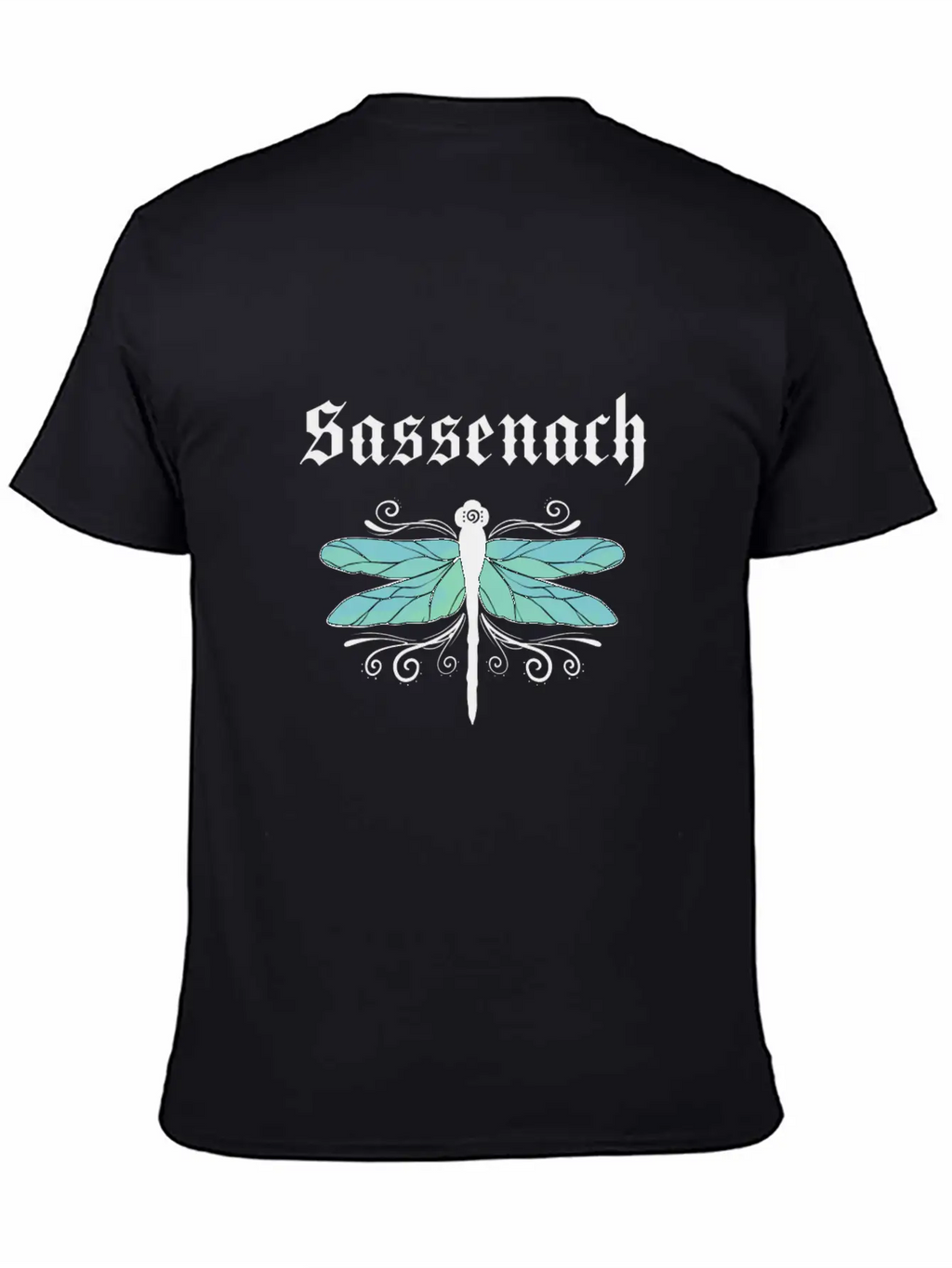 Sassenach Dragonfly Outlander Amber Blue Gift Tee Classic Fit Graphic Tee For Daily Comfort – Unisex Cotton Shirt