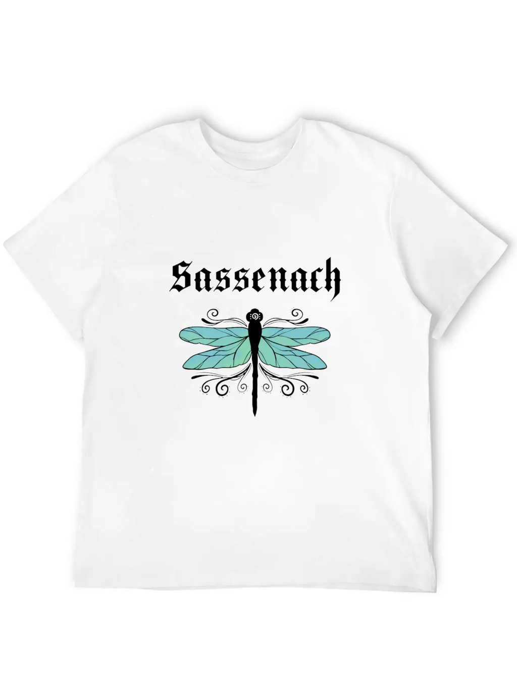 Sassenach Dragonfly Outlander Amber Blue Gift Tee Classic Fit Graphic Tee For Daily Comfort – Unisex Cotton Shirt