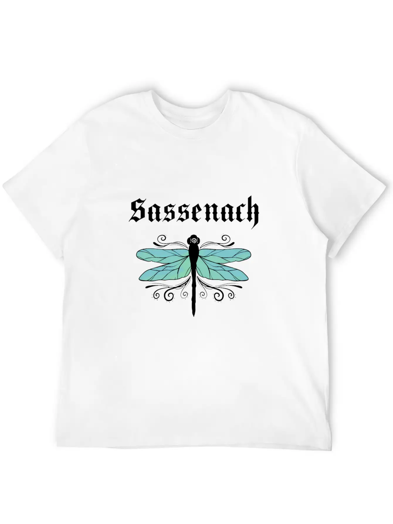 Sassenach Dragonfly Outlander Amber Blue Gift Tee Classic Fit Graphic Tee For Daily Comfort – Unisex Cotton Shirt