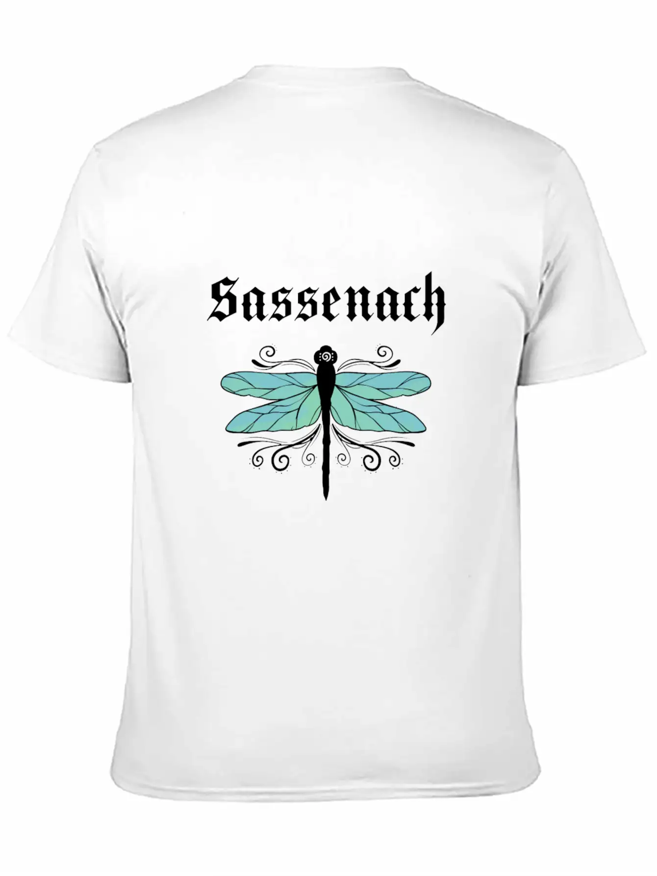 Sassenach Dragonfly Outlander Amber Blue Gift Tee Classic Fit Graphic Tee For Daily Comfort – Unisex Cotton Shirt