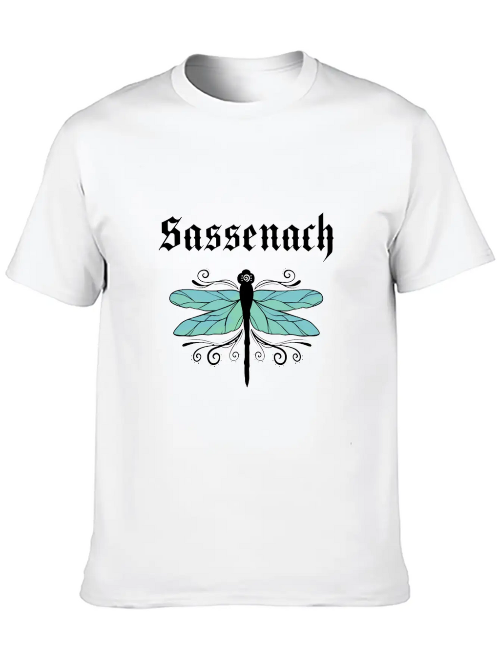 Sassenach Dragonfly Outlander Amber Blue Gift Tee Classic Fit Graphic Tee For Daily Comfort – Unisex Cotton Shirt