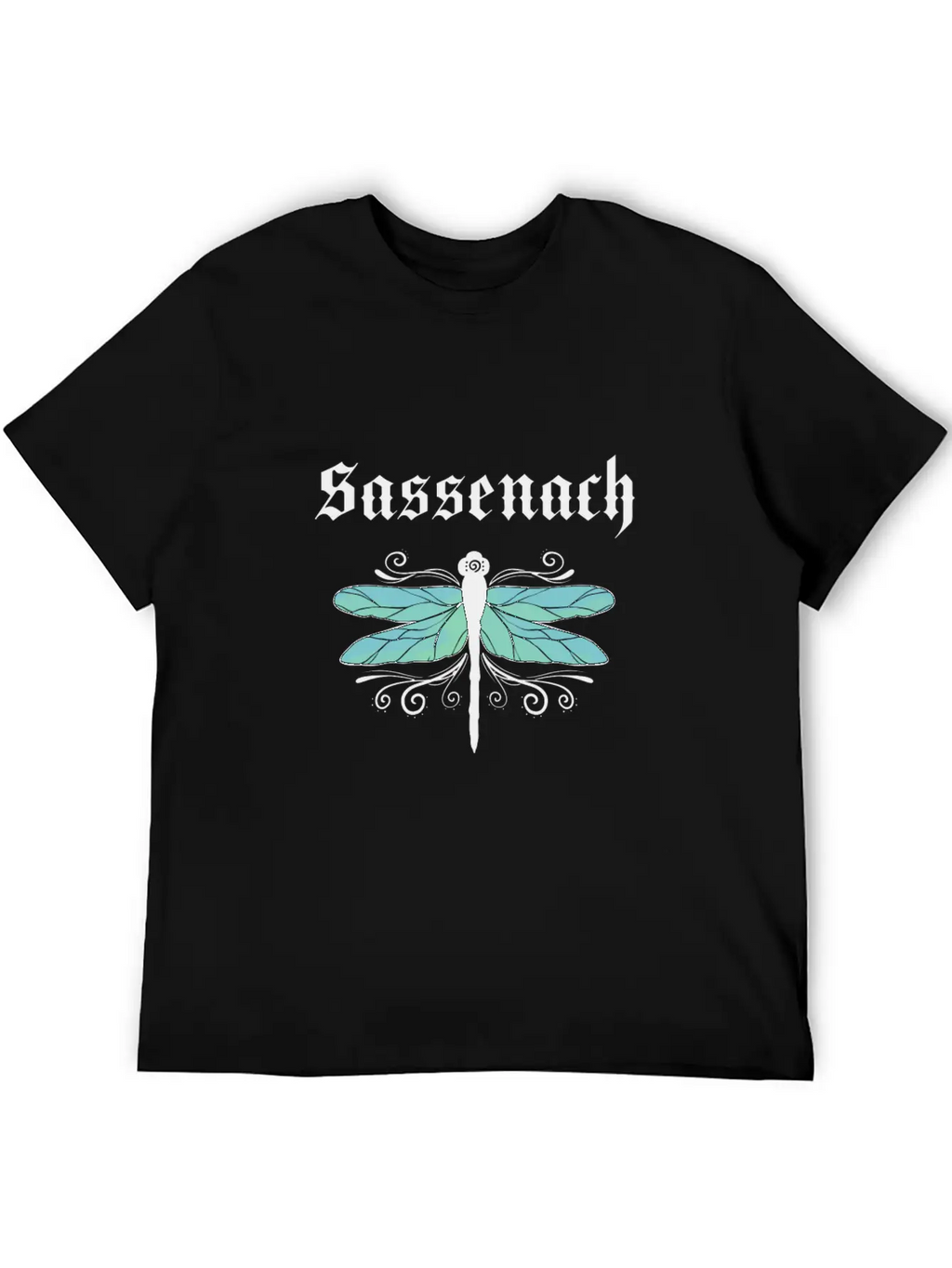 Sassenach Dragonfly Outlander Amber Blue Gift Tee Classic Fit Graphic Tee For Daily Comfort – Unisex Cotton Shirt