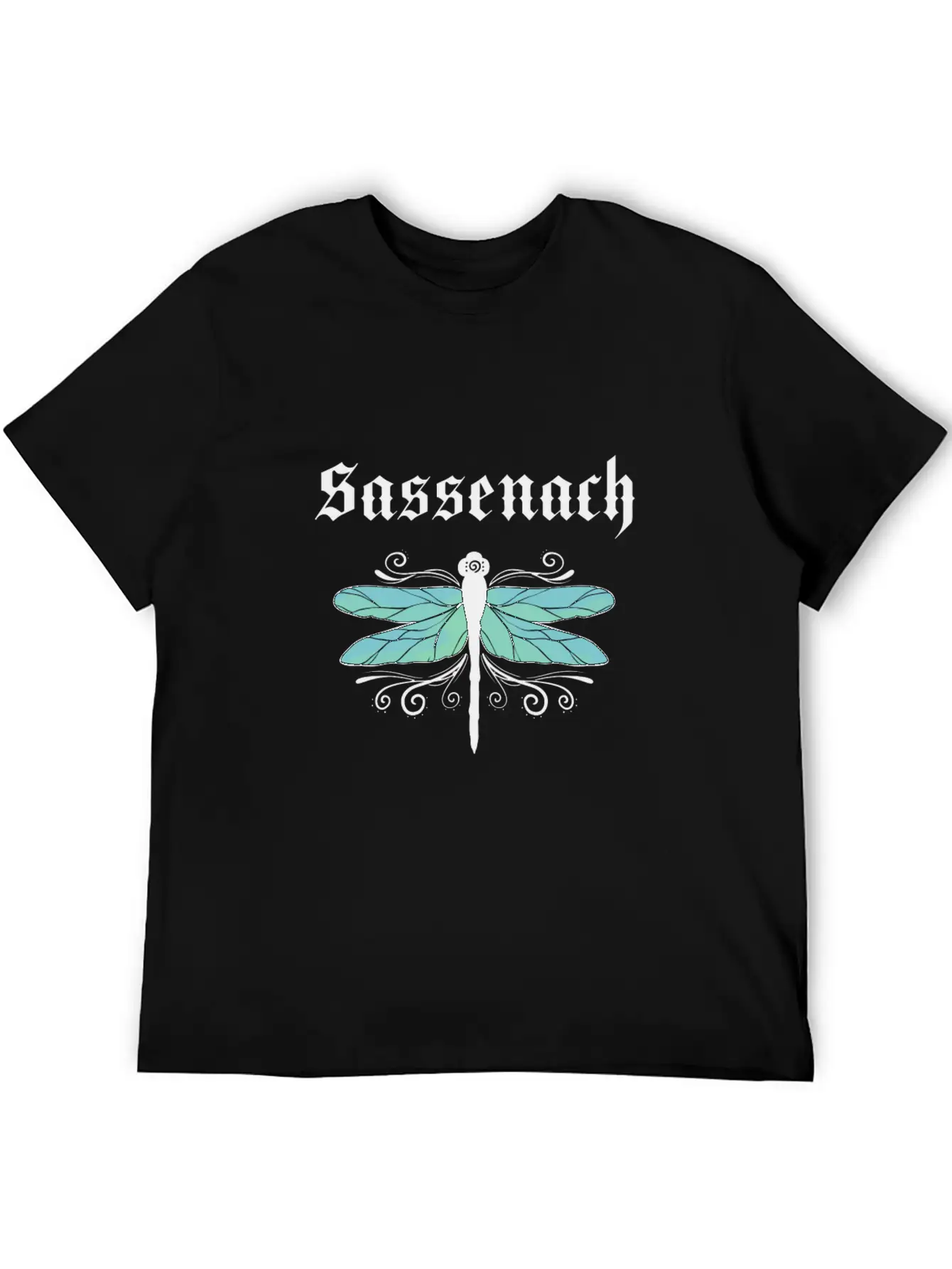 Sassenach Dragonfly Outlander Amber Blue Gift Tee Classic Fit Graphic Tee For Daily Comfort – Unisex Cotton Shirt
