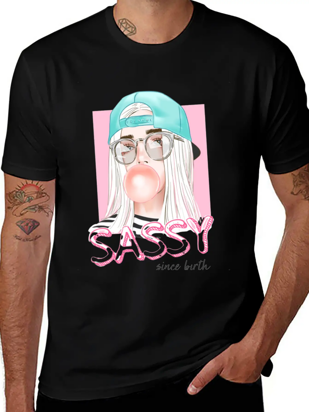 Sassy Girl Unisex Short Sleeve Soft Cotton T-Shirt – Casual Everyday Wear