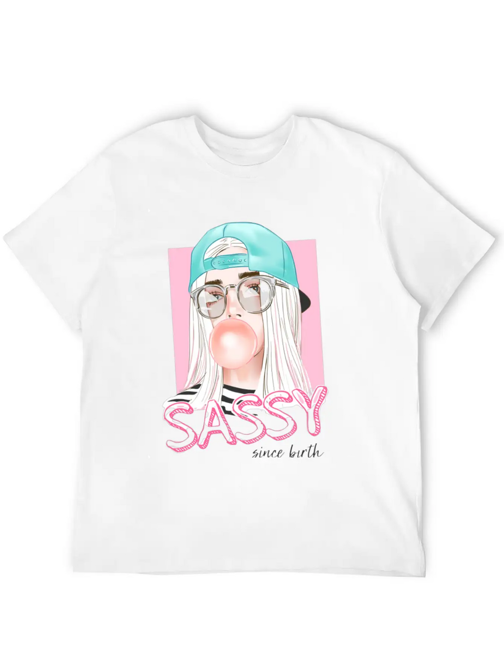Sassy Girl Unisex Short Sleeve Soft Cotton T-Shirt – Casual Everyday Wear