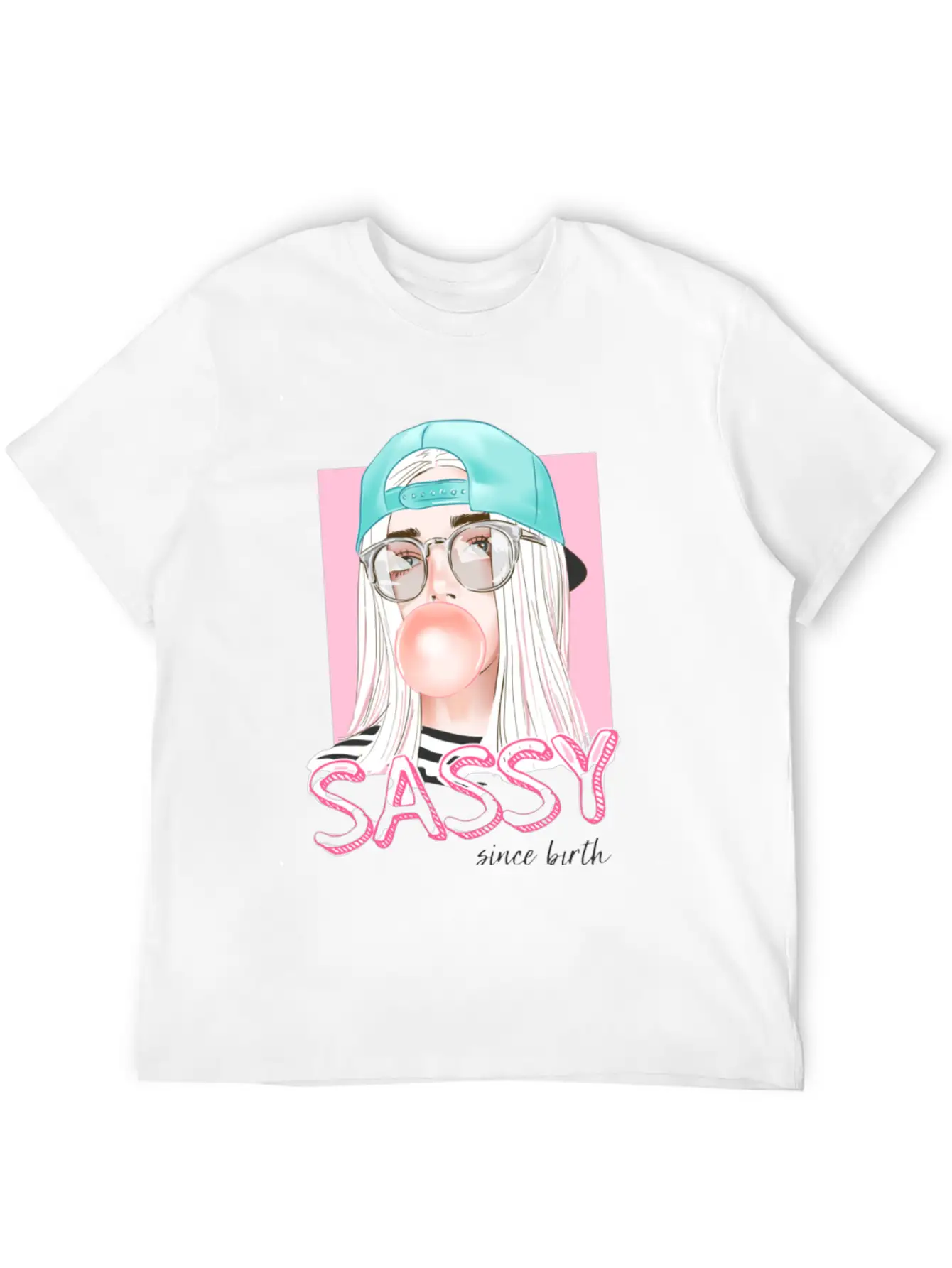 Sassy Girl Unisex Short Sleeve Soft Cotton T-Shirt – Casual Everyday Wear