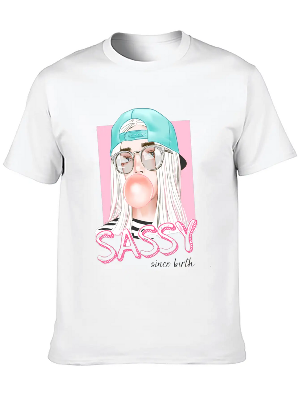 Sassy Girl Unisex Short Sleeve Soft Cotton T-Shirt – Casual Everyday Wear