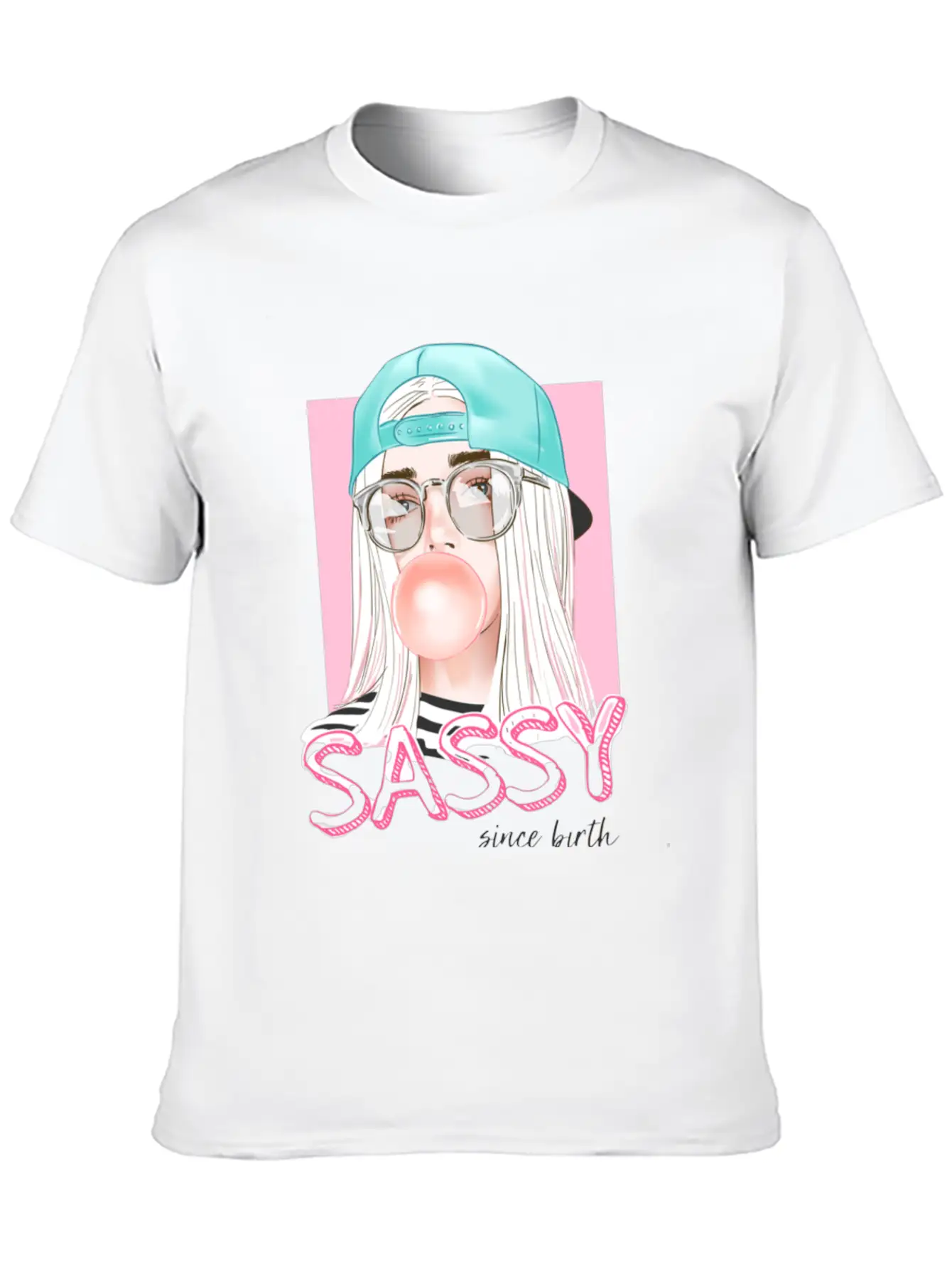 Sassy Girl Unisex Short Sleeve Soft Cotton T-Shirt – Casual Everyday Wear