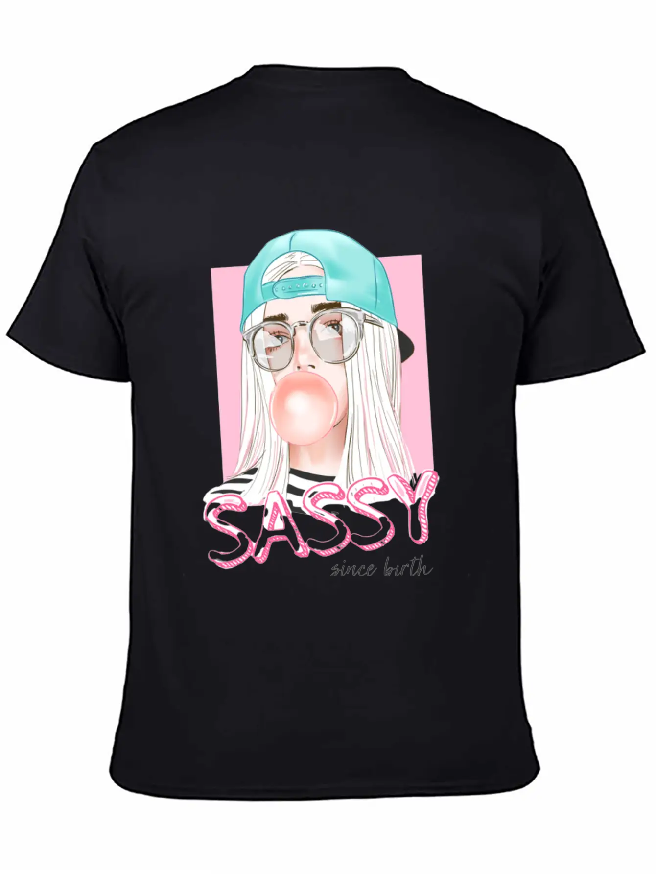 Sassy Girl Unisex Short Sleeve Soft Cotton T-Shirt – Casual Everyday Wear