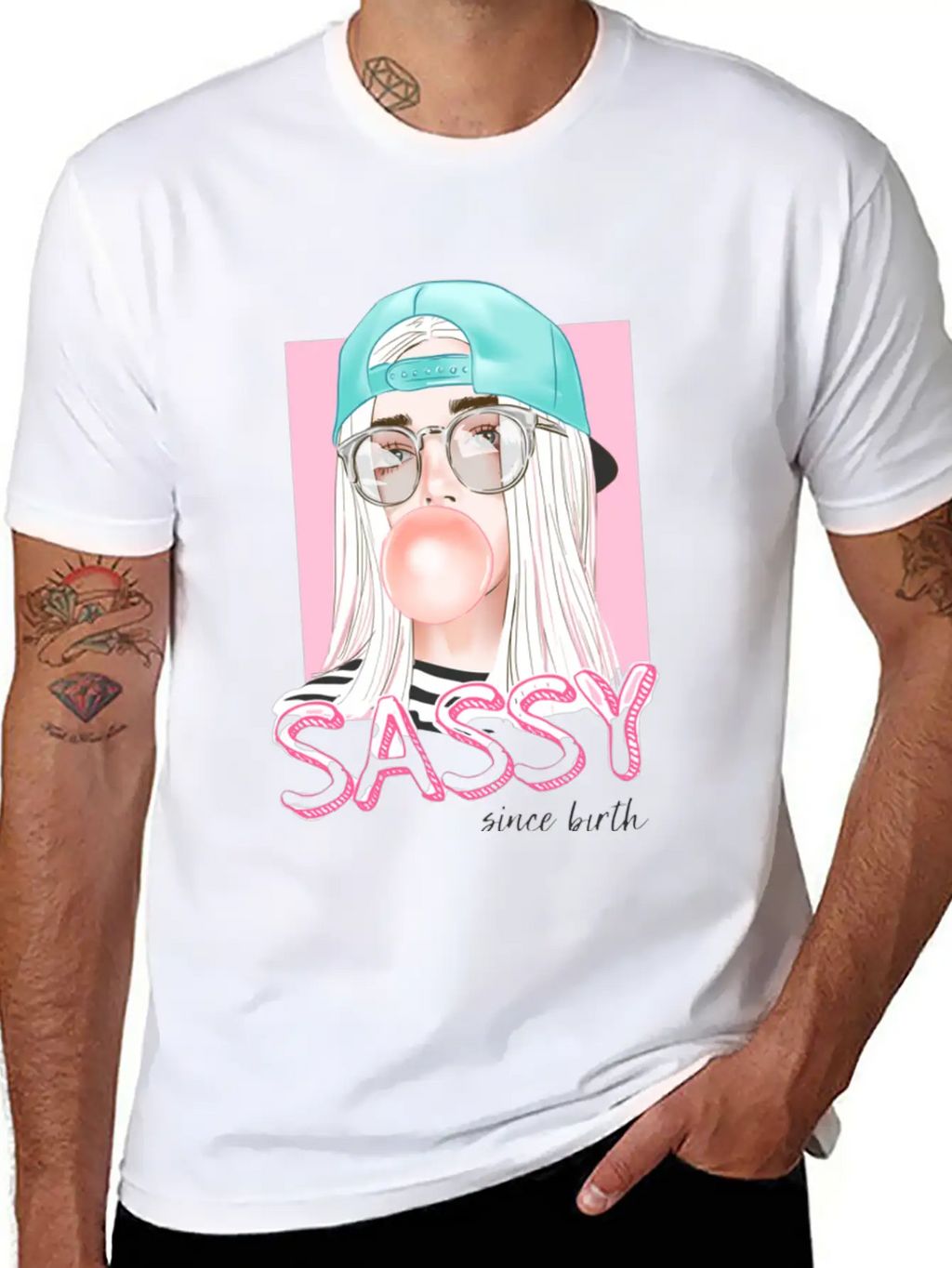 Sassy Girl Unisex Short Sleeve Soft Cotton T-Shirt – Casual Everyday Wear