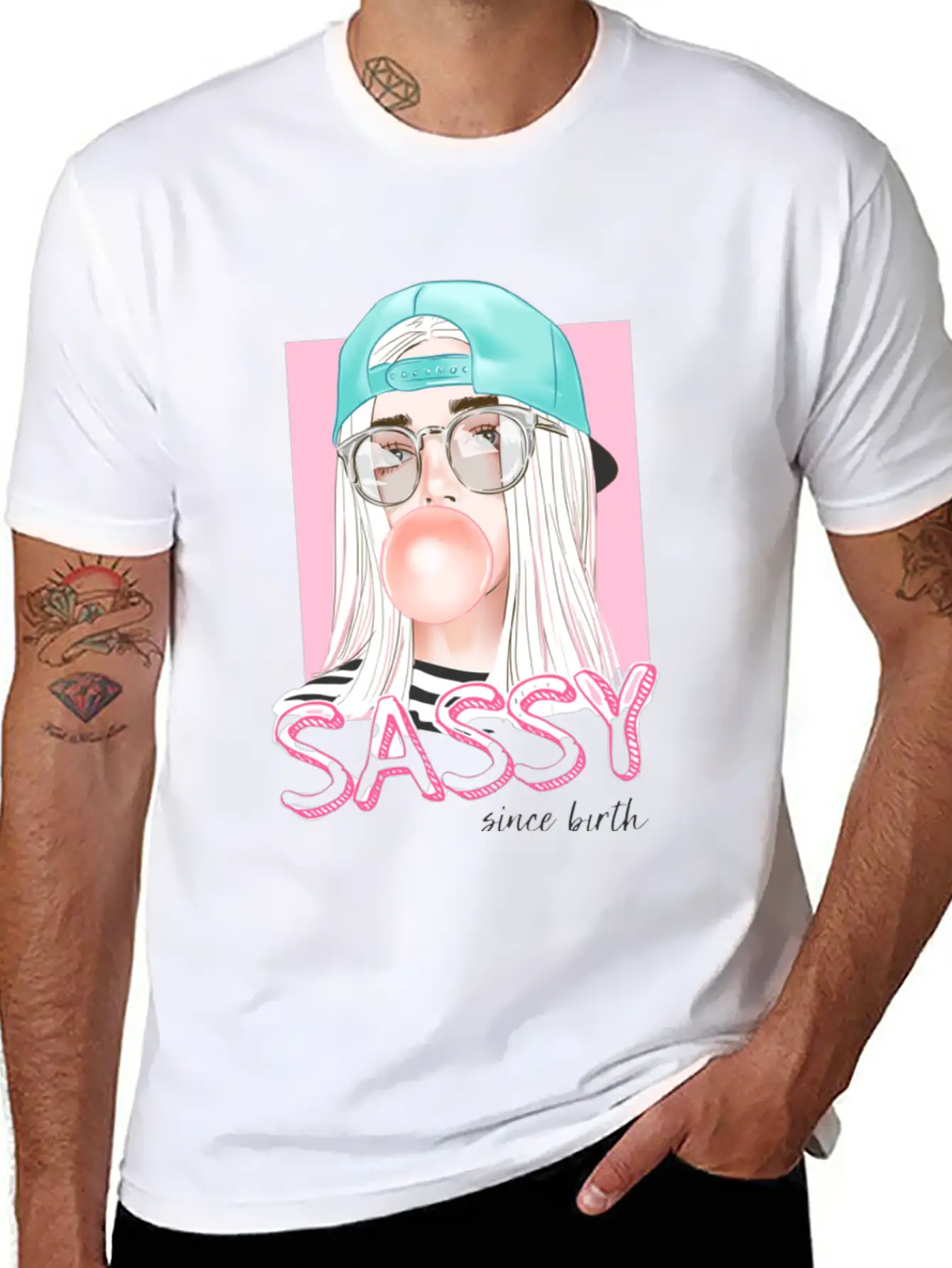 Sassy Girl Unisex Short Sleeve Soft Cotton T-Shirt – Casual Everyday Wear