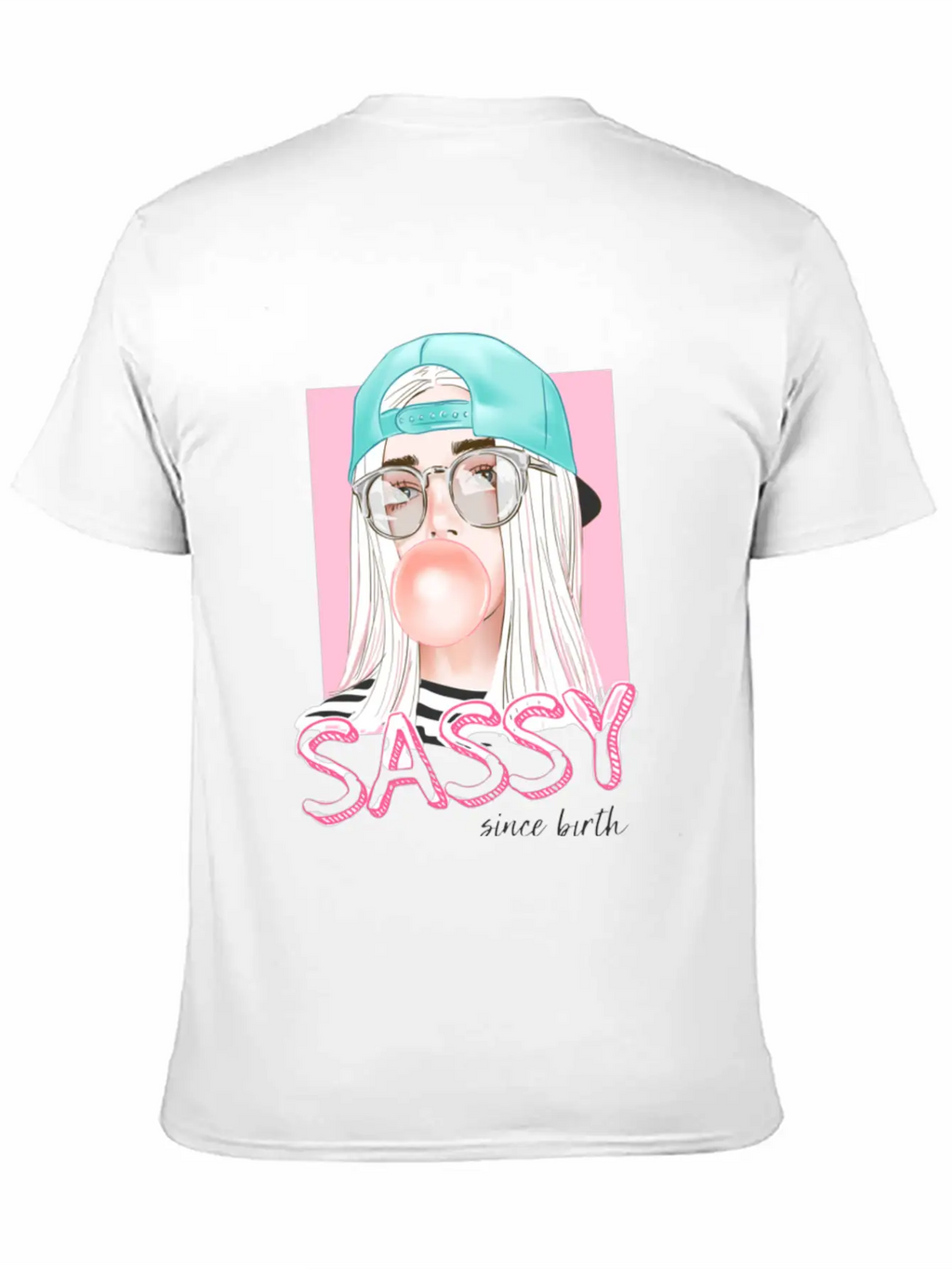 Sassy Girl Unisex Short Sleeve Soft Cotton T-Shirt – Casual Everyday Wear