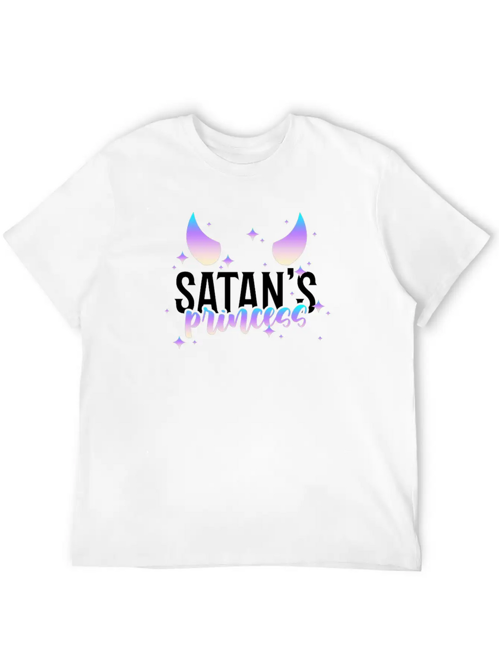 Satan's Princess Pastel Goth Aesthetic Goth Gothic Casual Graphic T-Shirt – Simple And Comfortable Daily Wear