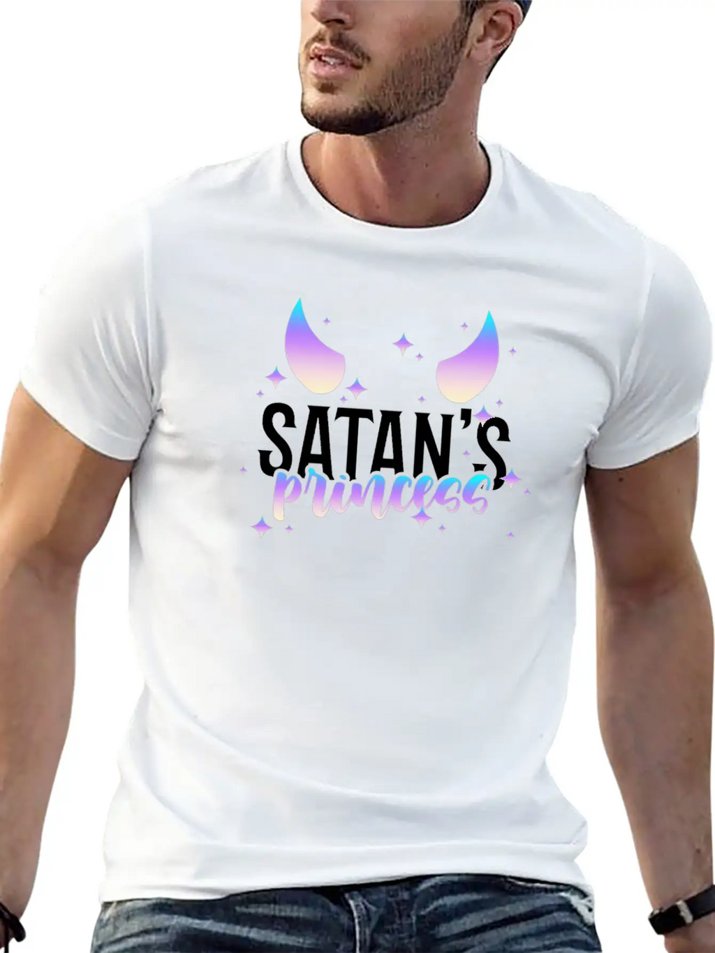 Satan's Princess Pastel Goth Aesthetic Goth Gothic Casual Graphic T-Shirt – Simple And Comfortable Daily Wear