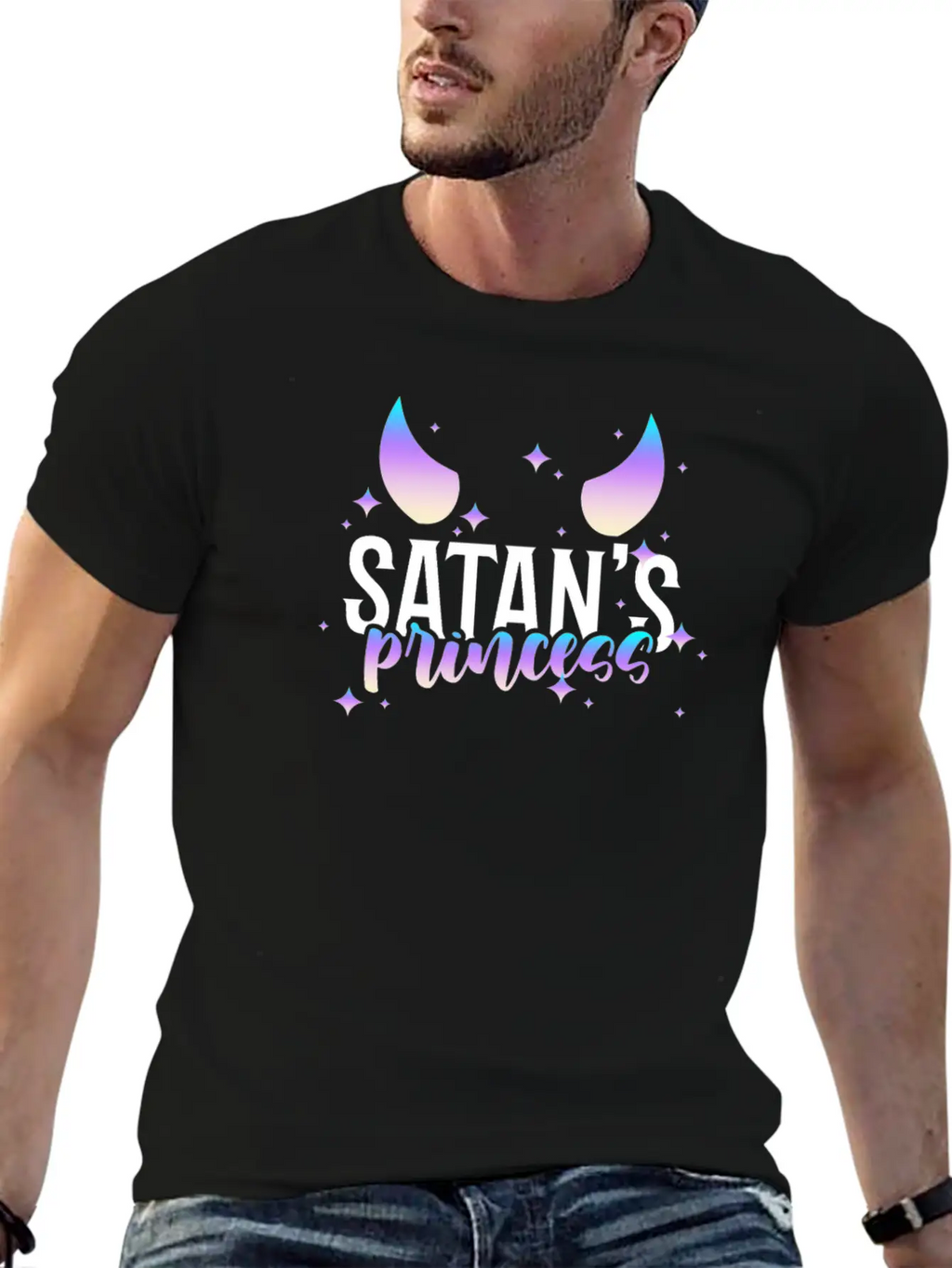 Satan's Princess Pastel Goth Aesthetic Goth Gothic Casual Graphic T-Shirt – Simple And Comfortable Daily Wear